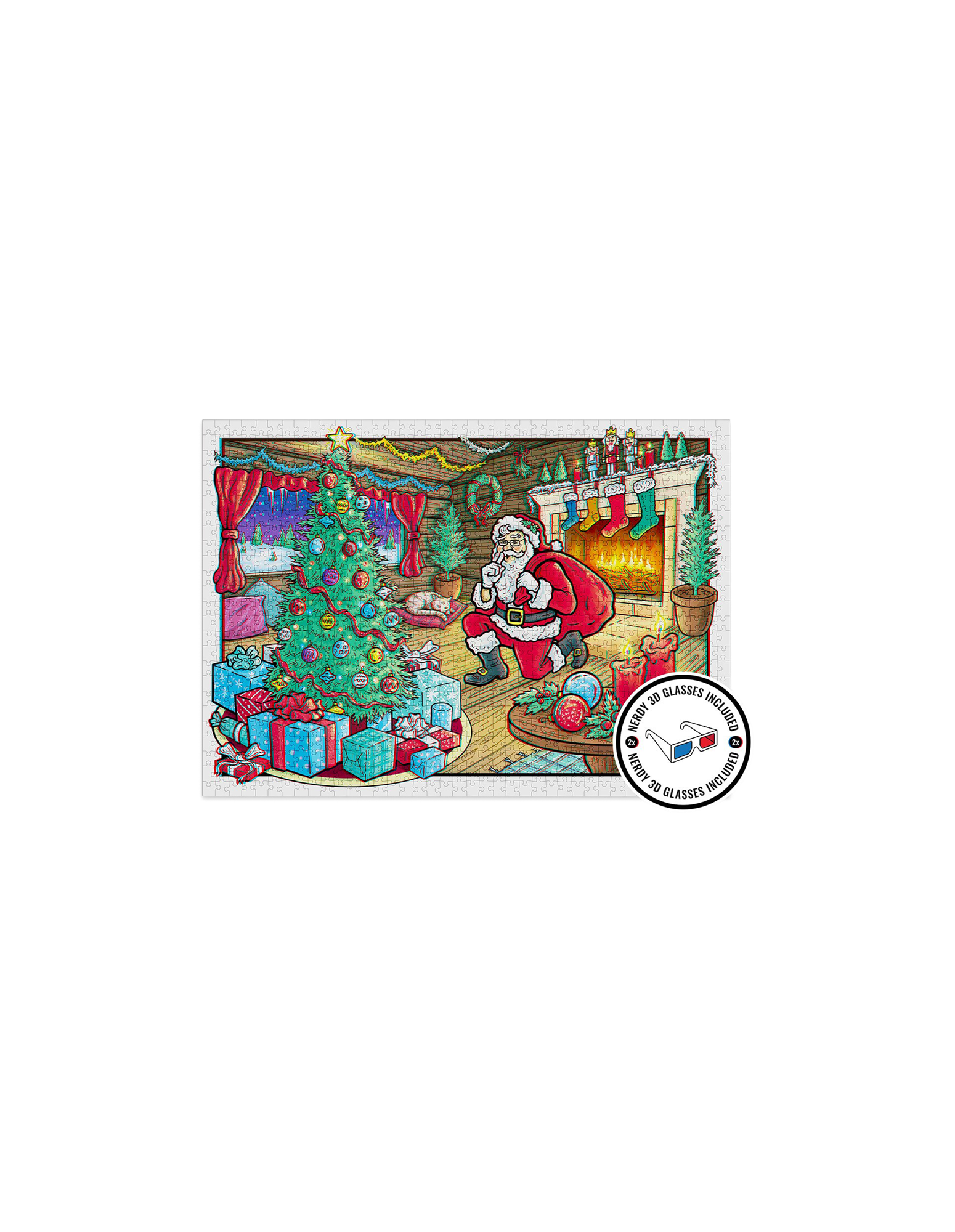 3D Jigsaw Puzzle Christmas 1000 pcs Paper. 68 x 48.5 cm.