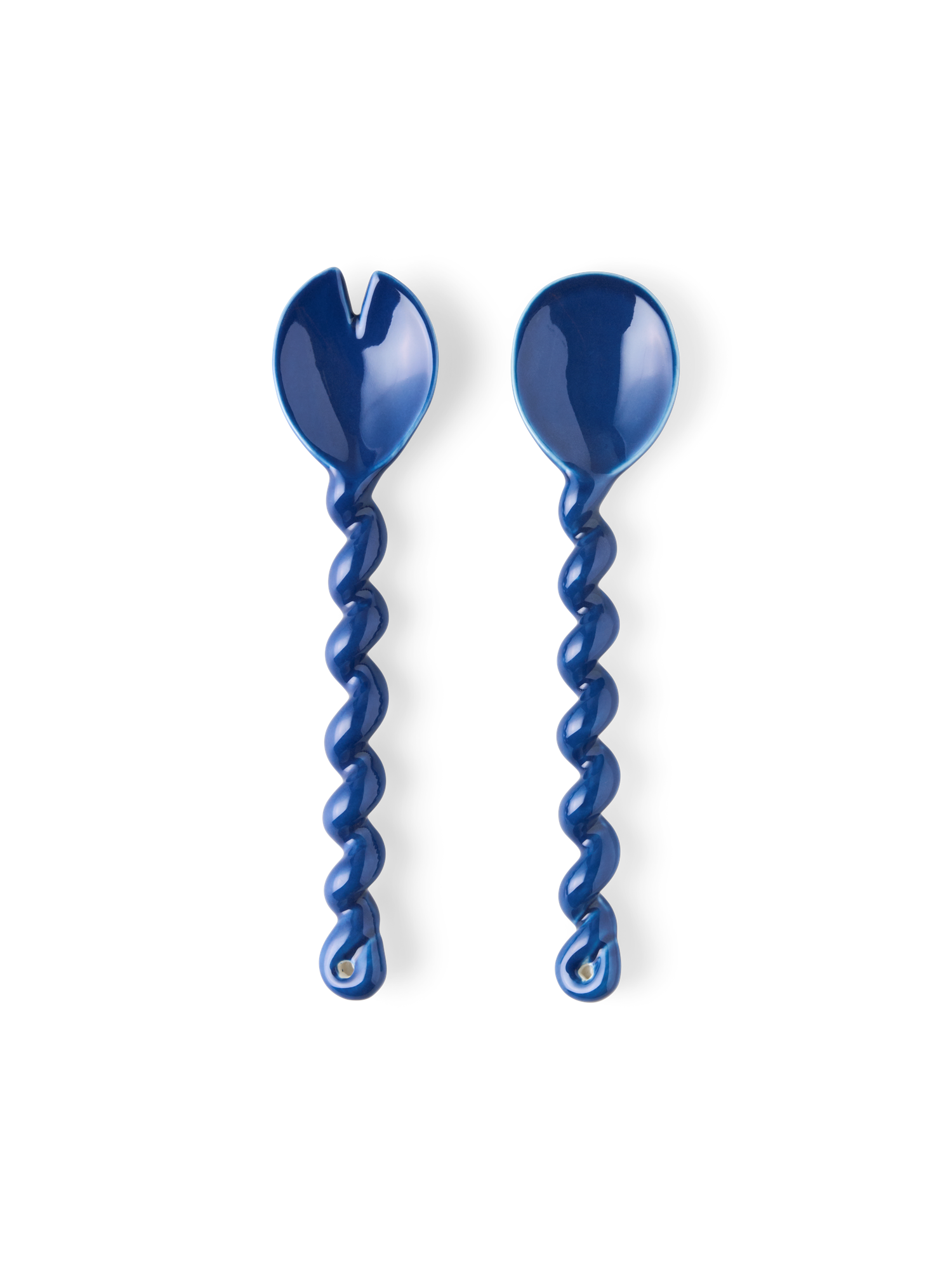 Salad servers Stoneware. 23 cm.