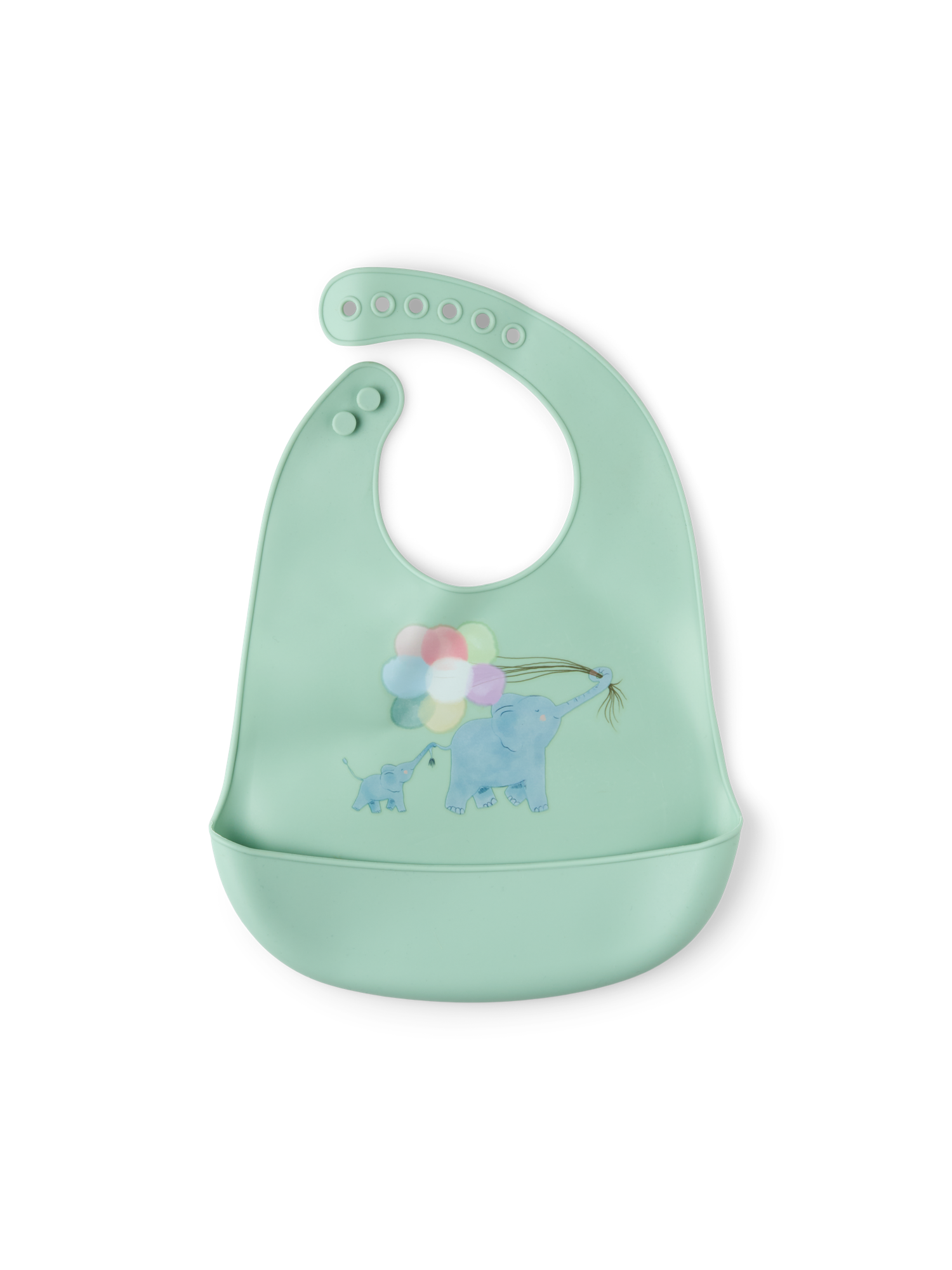 Food bib Silicone. 31 x 23 cm.