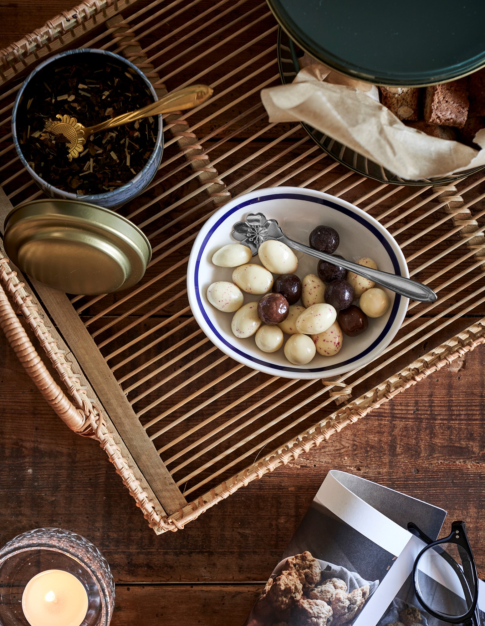 Flower spoon Stainless steel. 12.8 cm.