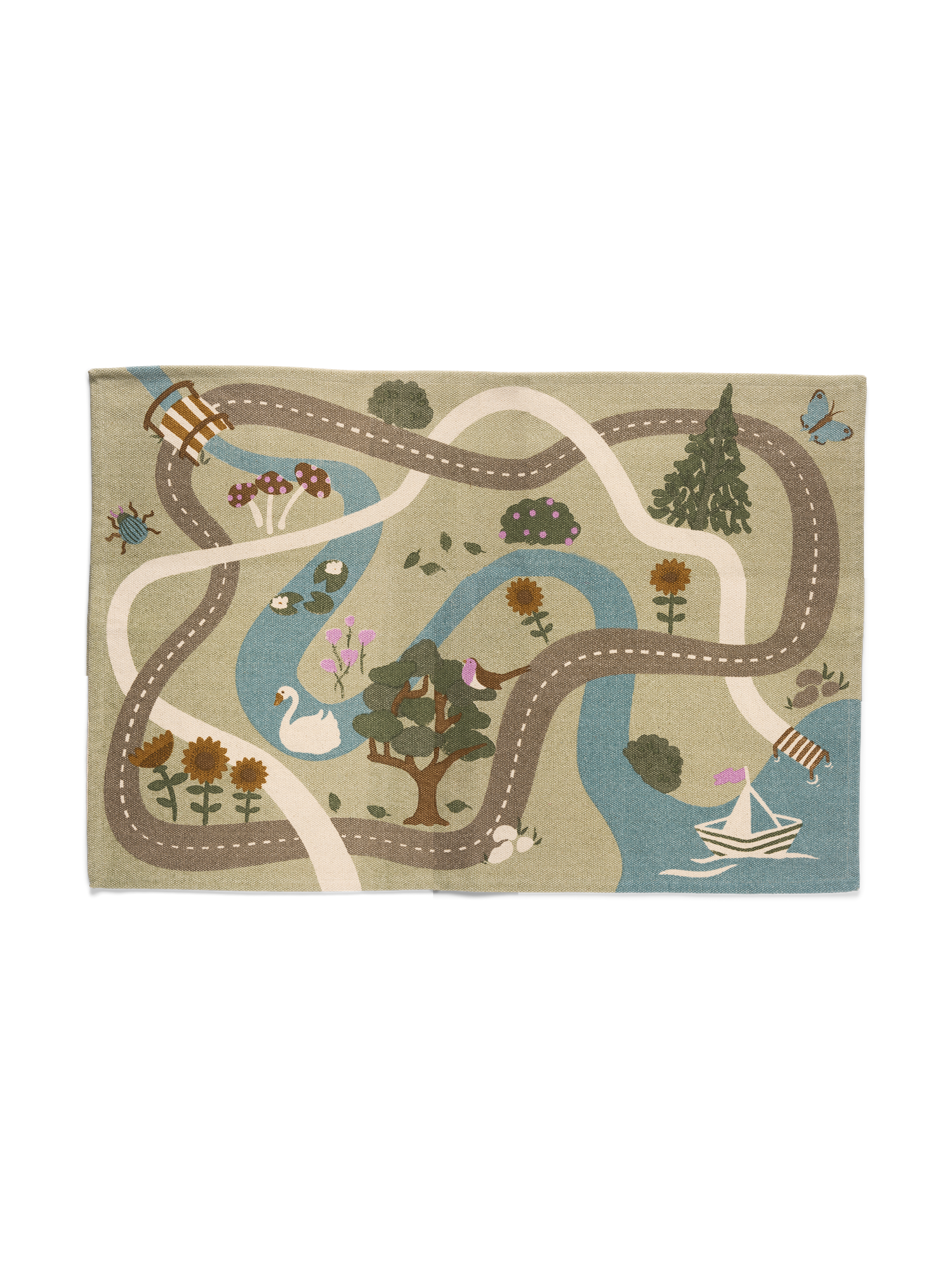 Children's play mat Cotton. 80 x 120 cm.