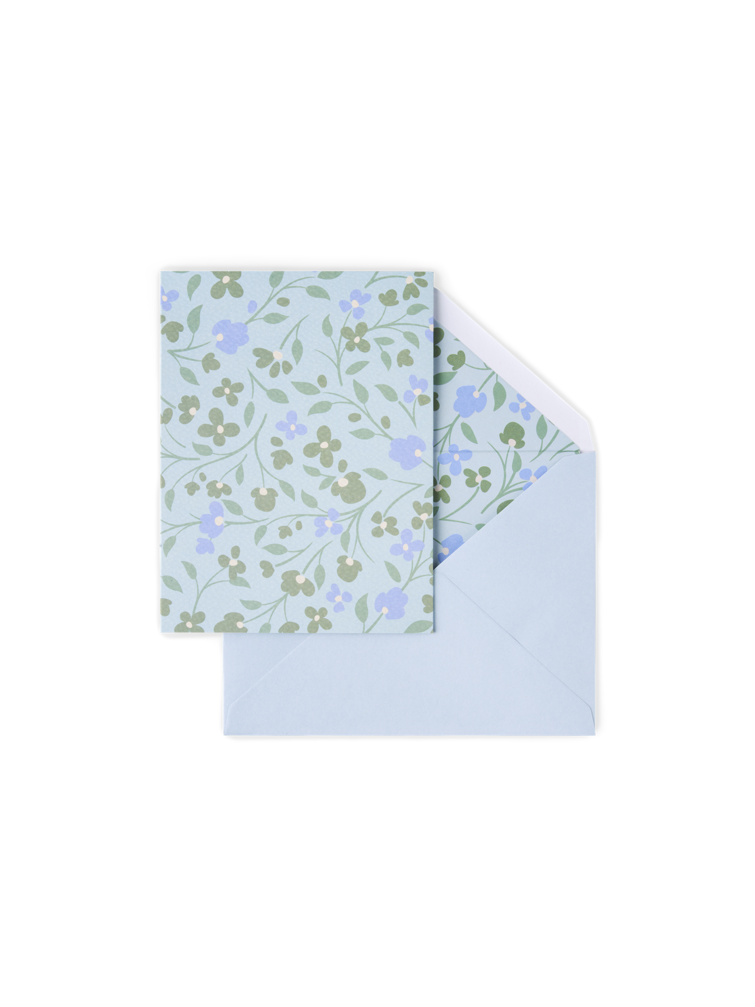 Card with envelope Paper. 11.4 x 16.2 cm.