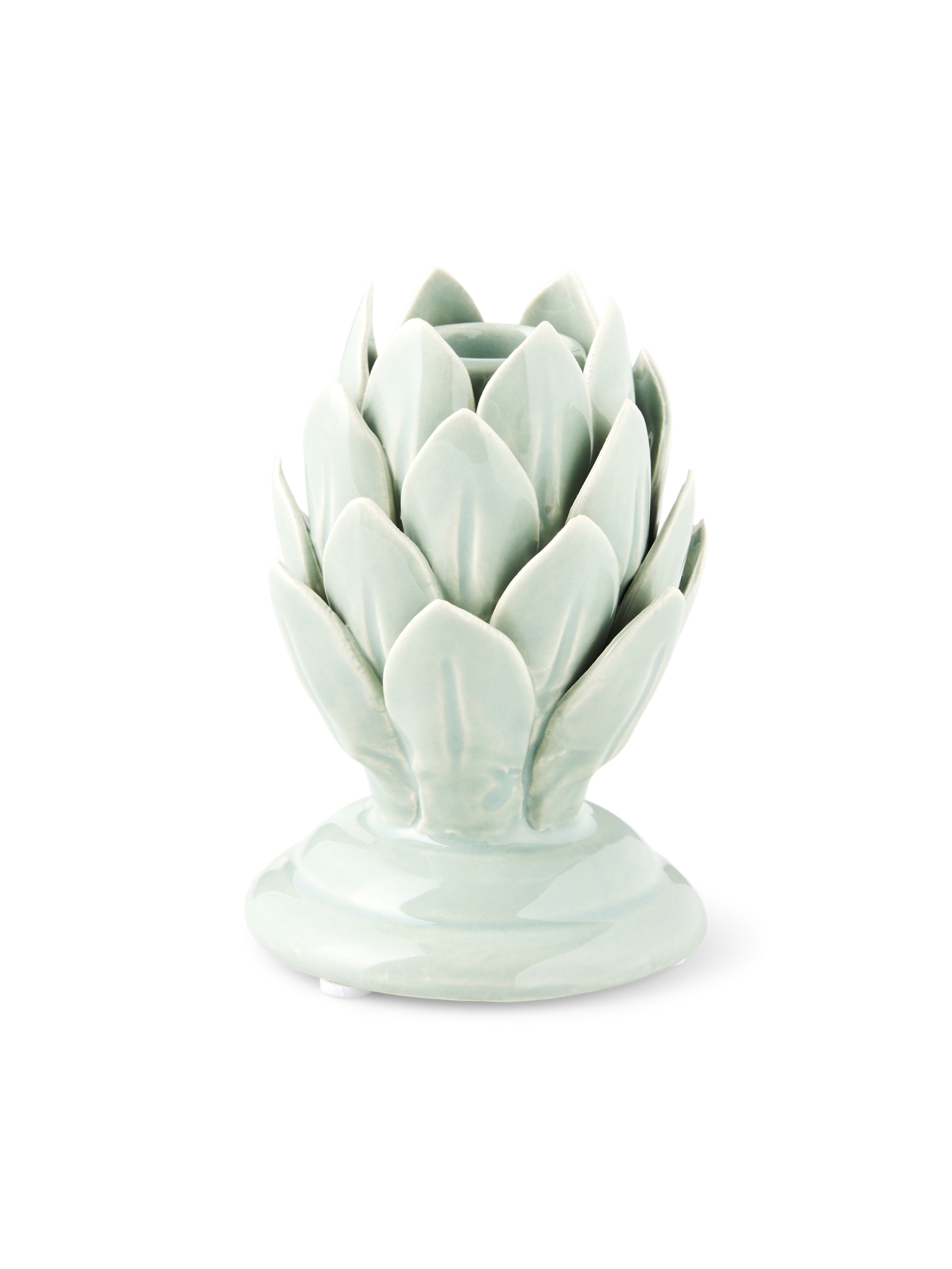 Candleholder Stoneware. Ø7.2 x 9.3 cm.