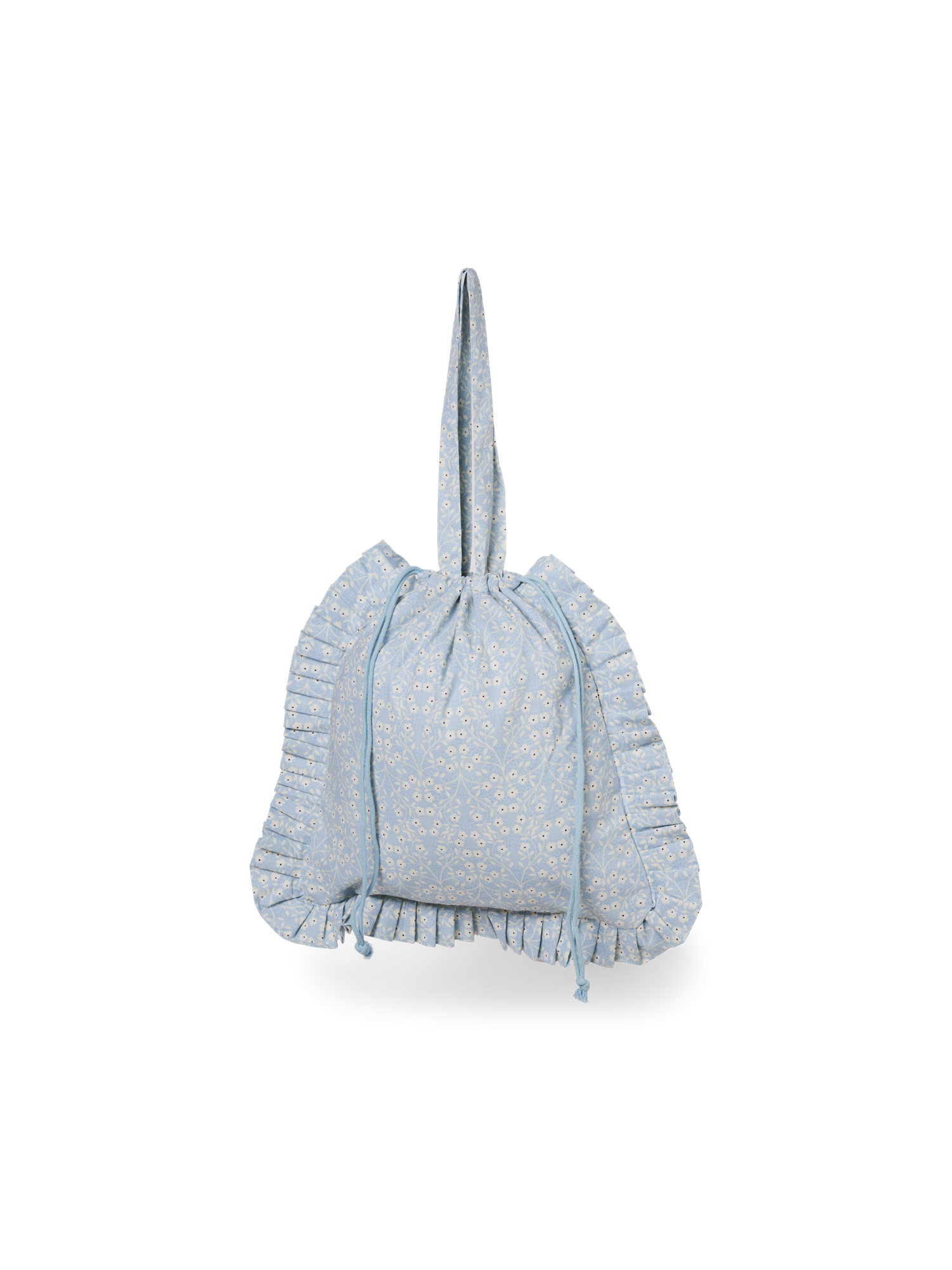 Drawstring tote bag Cotton. 38 x 42 cm.