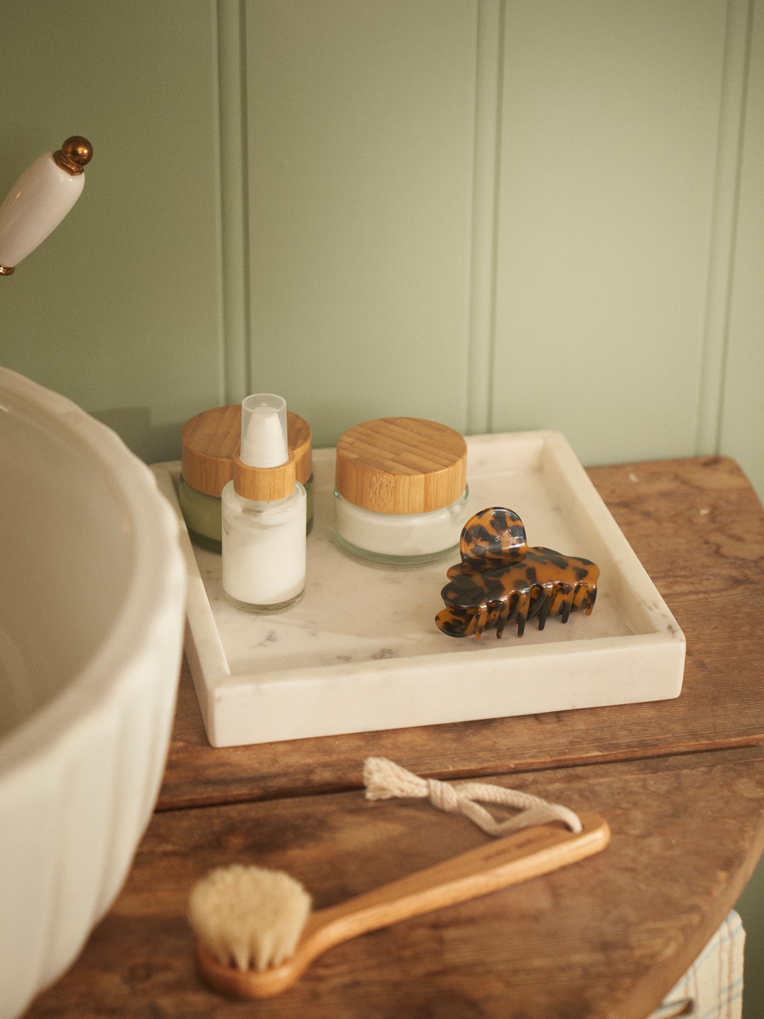 Decorative tray Marble. 20 x 20 cm.