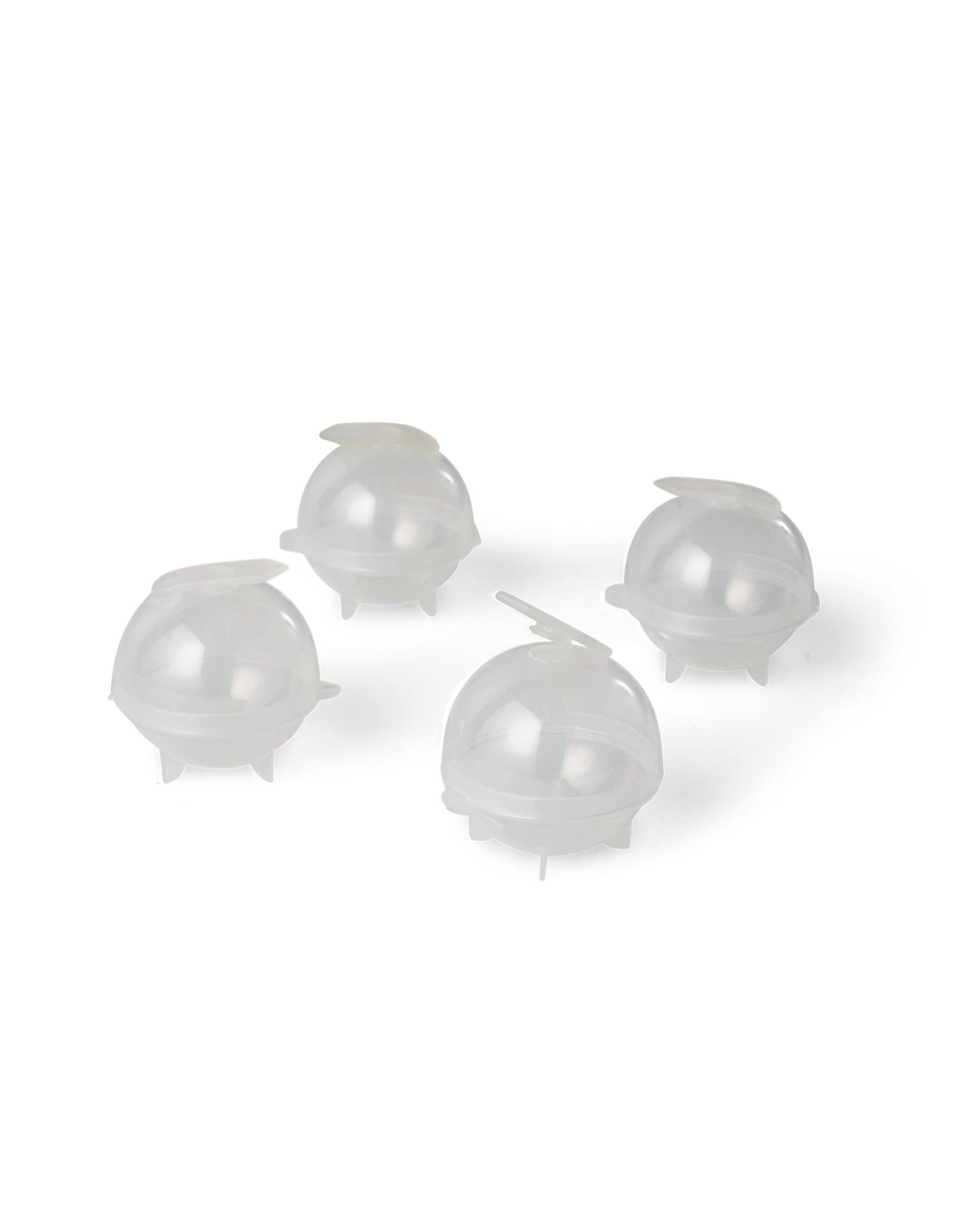 Round ice cube moulds Silicone/polypropylene. 5 cm. 4 pcs.