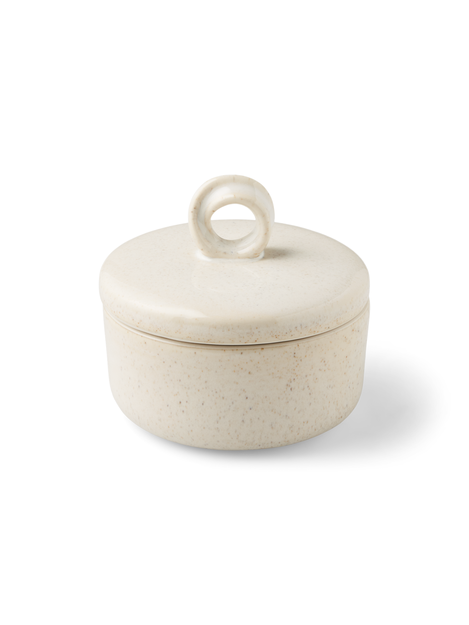 Jewellery jar Ceramic. Ø10 x 9.5 cm.