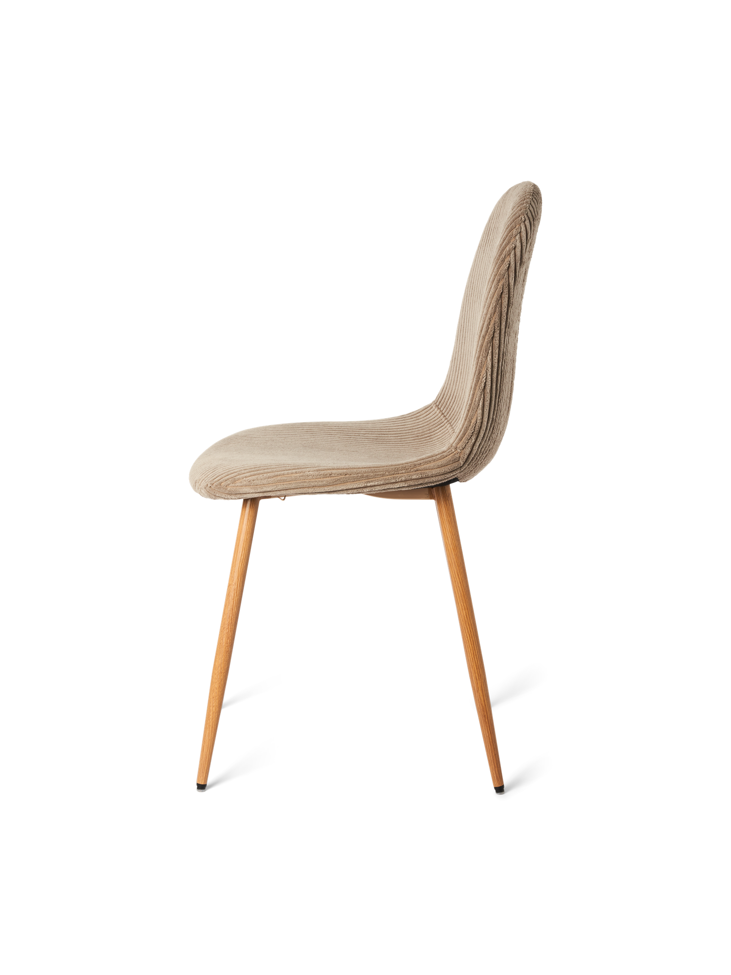 Corduroy chair 44.5 x 40.5 x 89 cm.