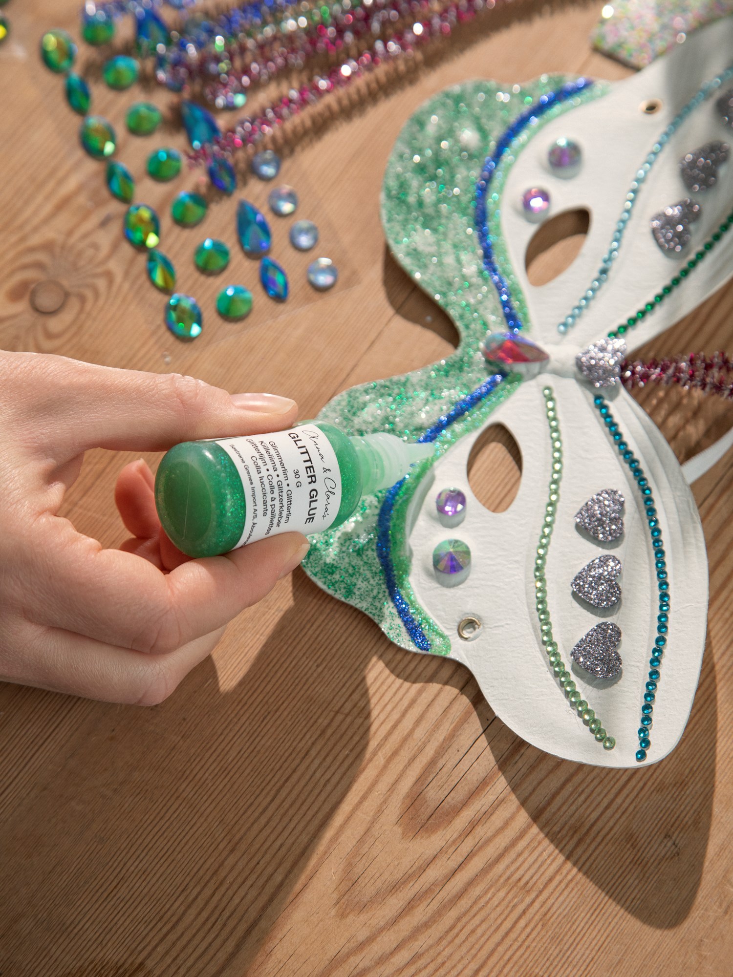 Gem stickers Plastic. 175 pcs.