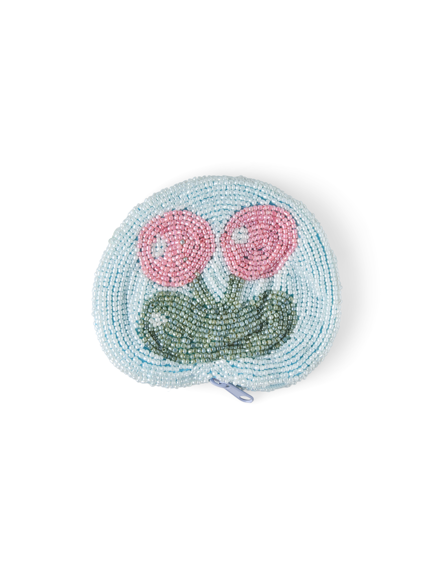 Bead purse 12 x 11 cm.