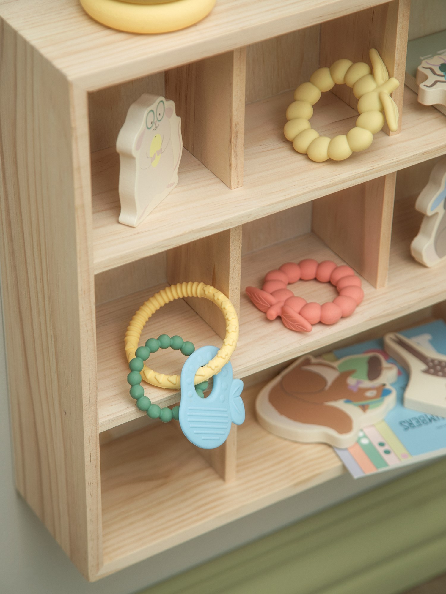 Baby teether ring Silicone. Ø6.5 cm.