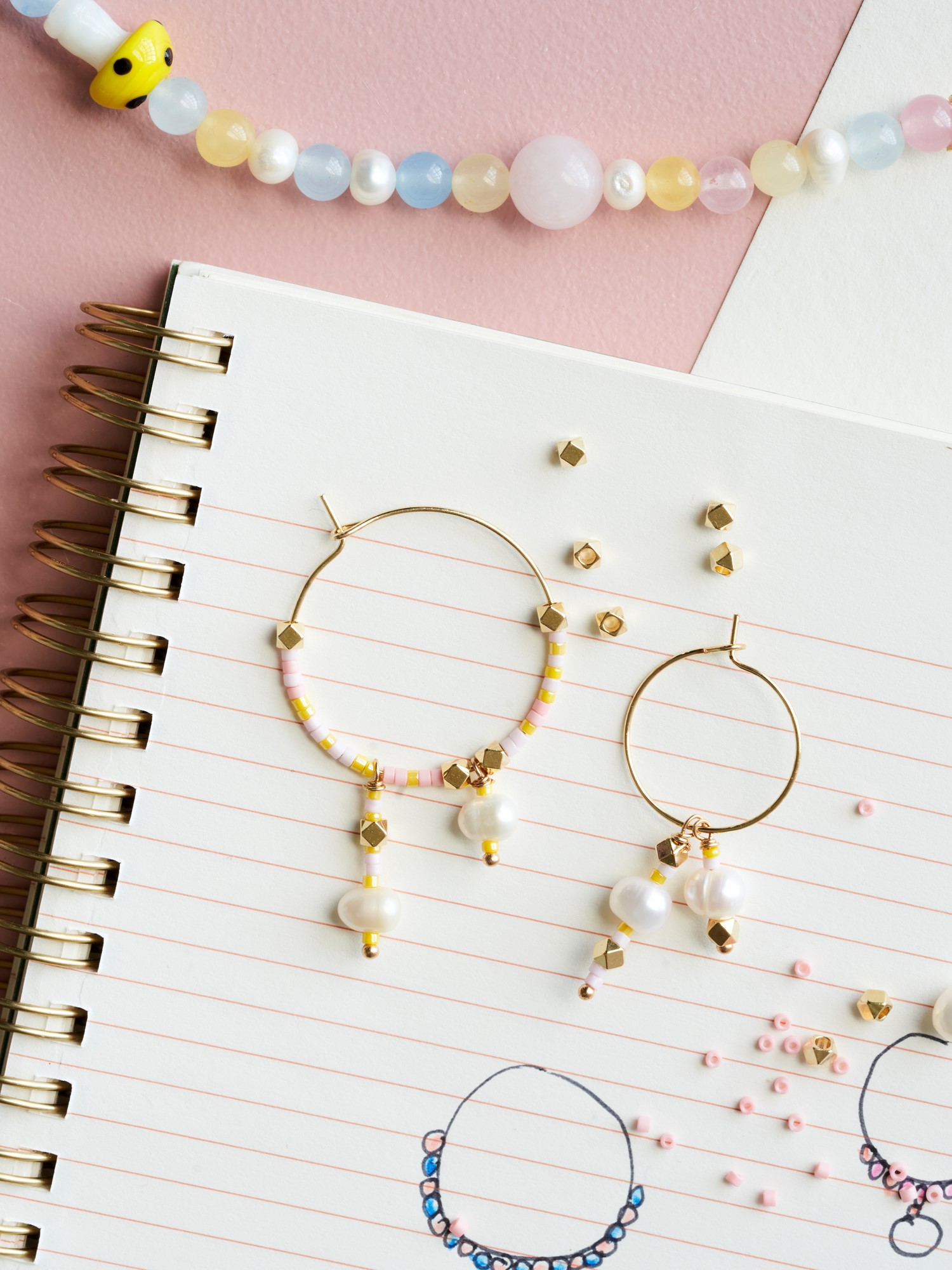 DIY earring hoops Iron. Ø2 cm. 10 pcs.