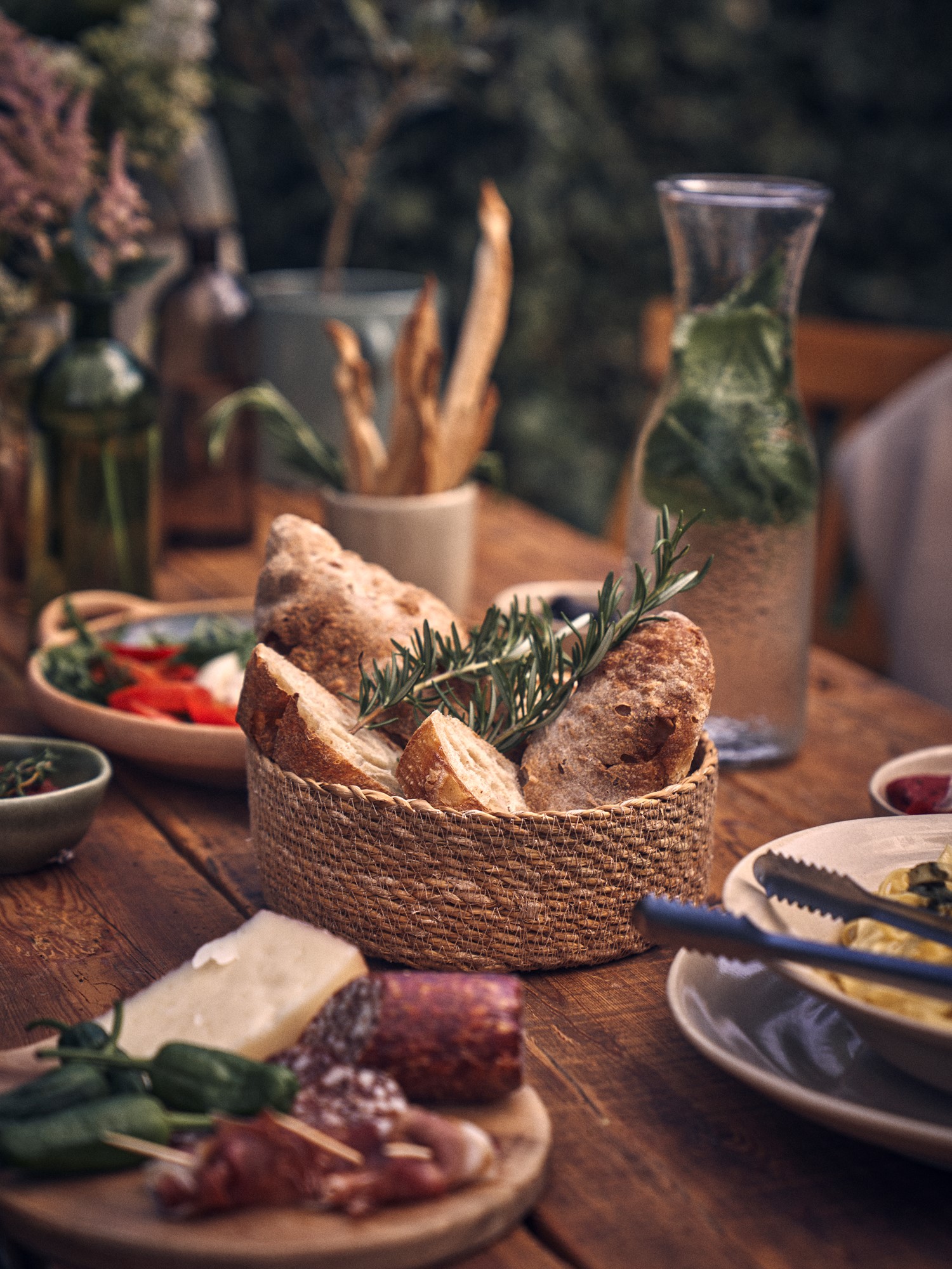 Bread basket Seagrass. Ø18 cm.