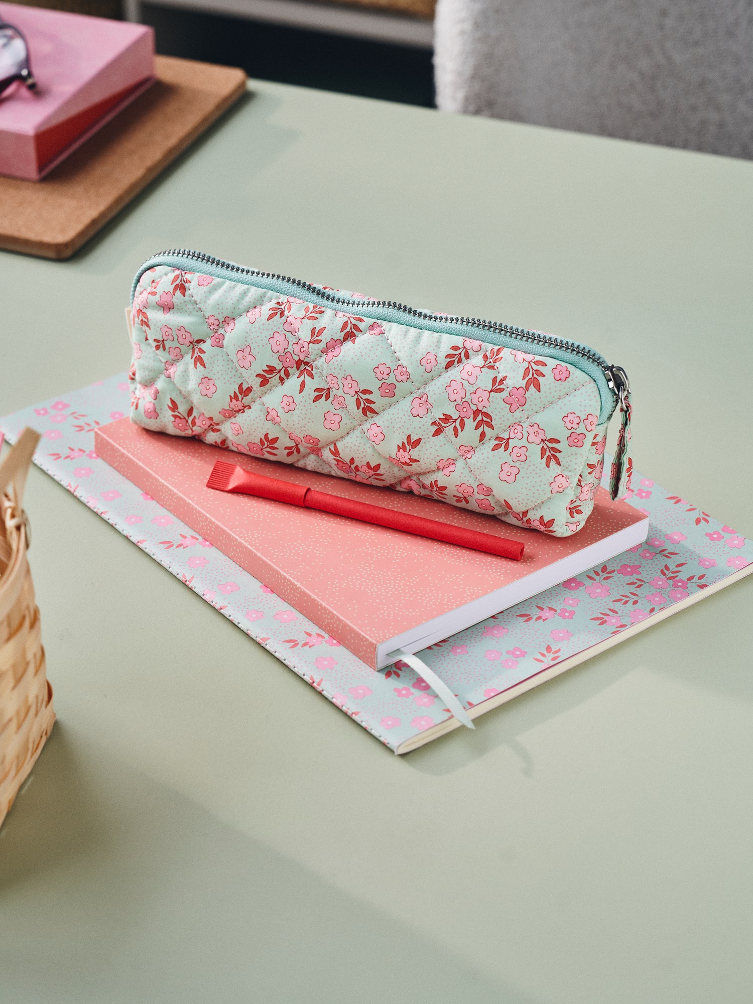 Pencil case Cotton. 22 x 8 cm.