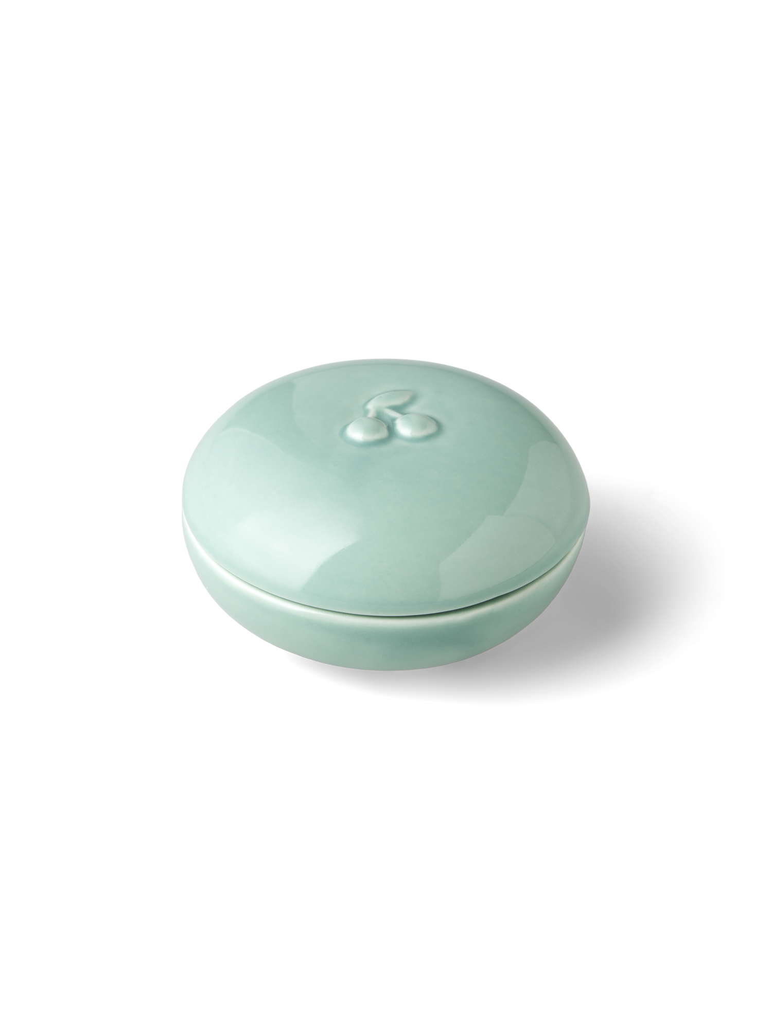 Jewellery jar Porcelain. Ø8 x 5 cm.