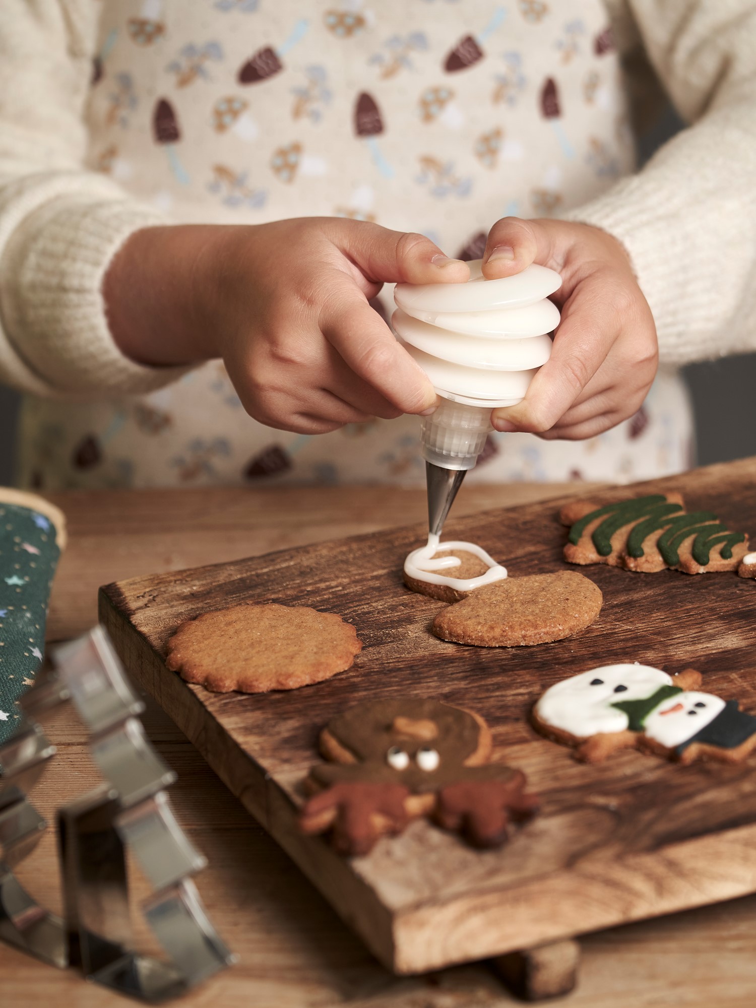 Piping bottle with nozzle Stainless steel/PET/polypropylene. 12 cm.