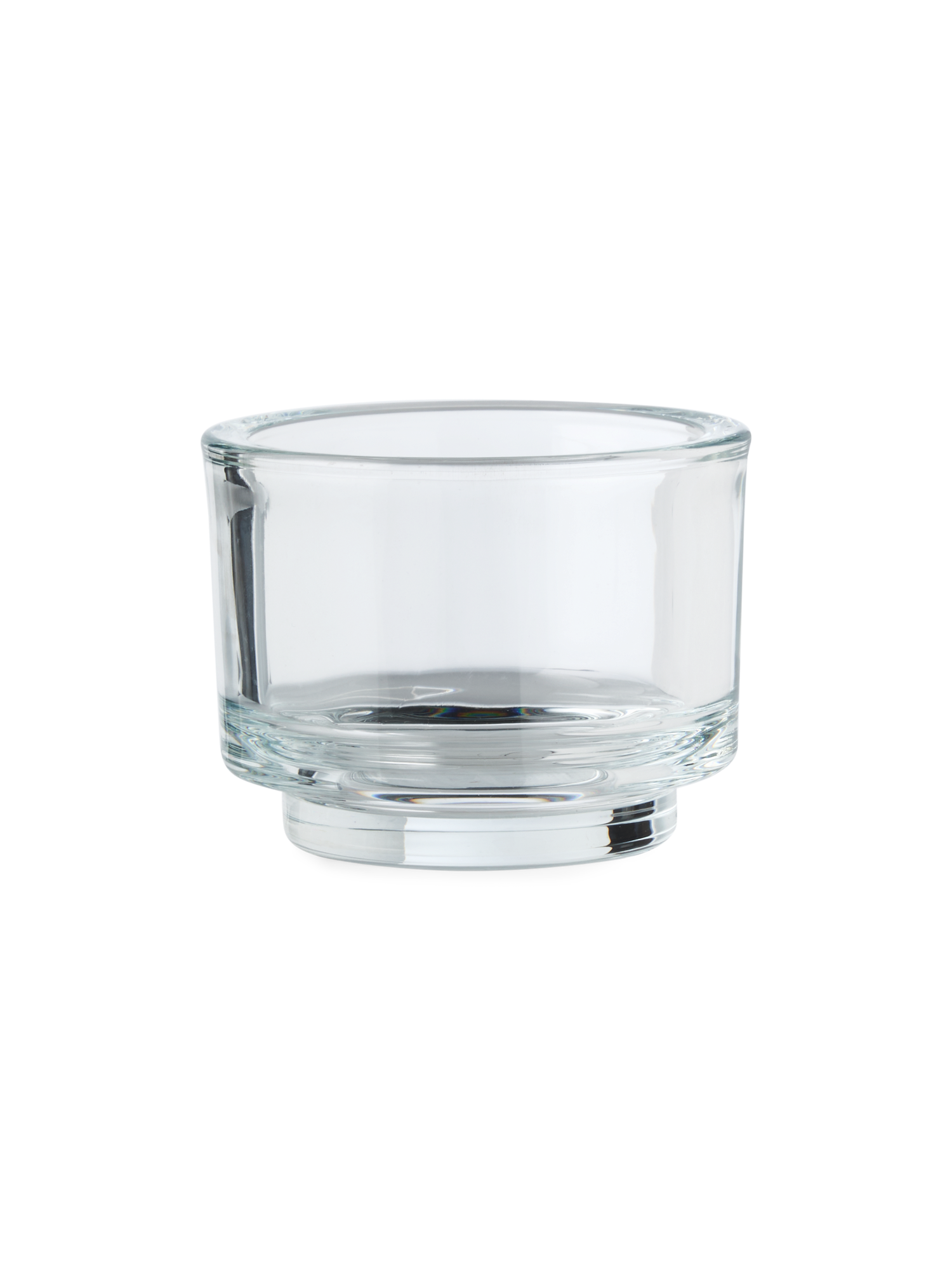 Tealight holder Glass. Ø9 x 7 cm.