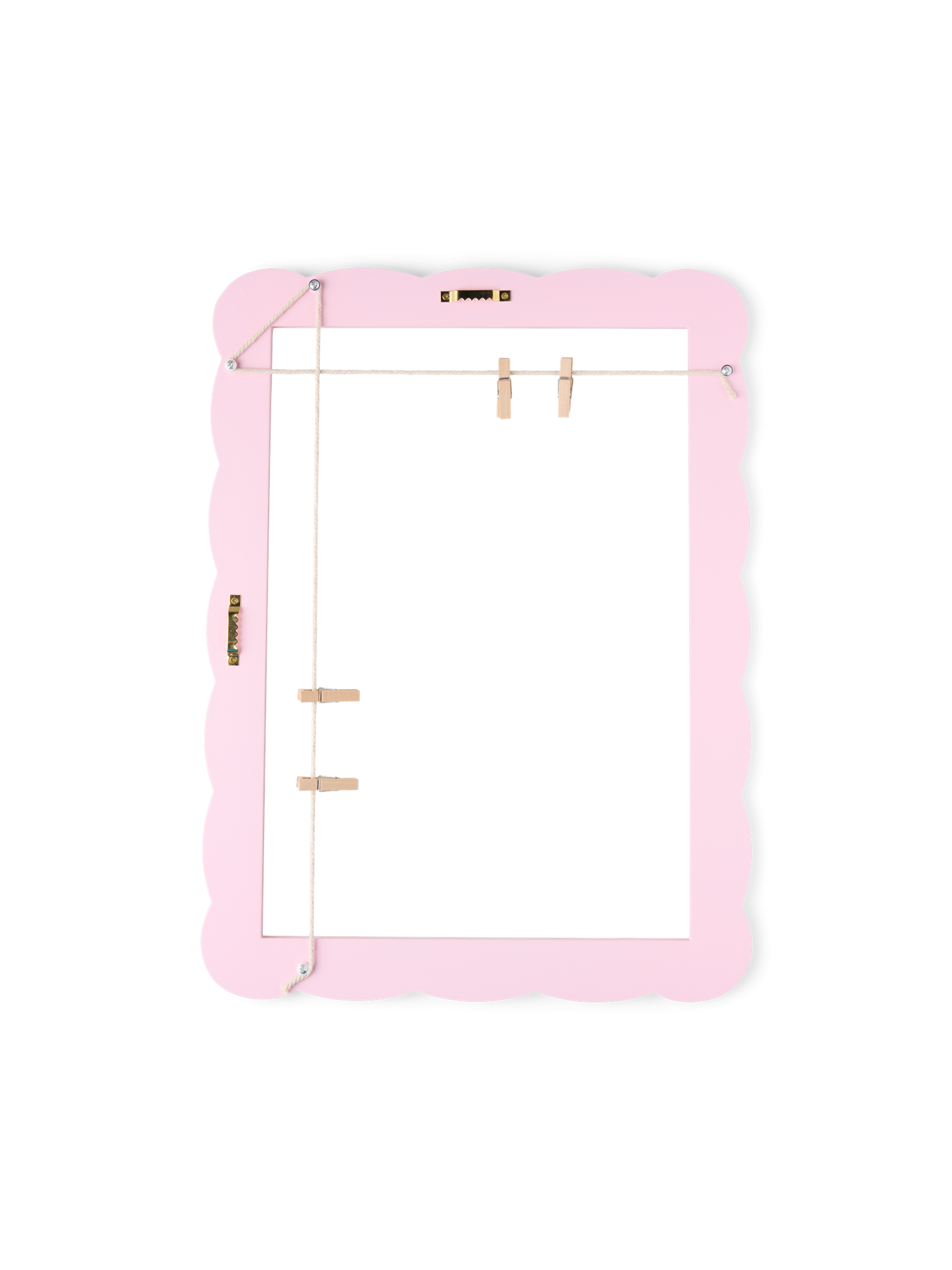 Large children's frame Poplar wood. 41.5 x 31 cm.