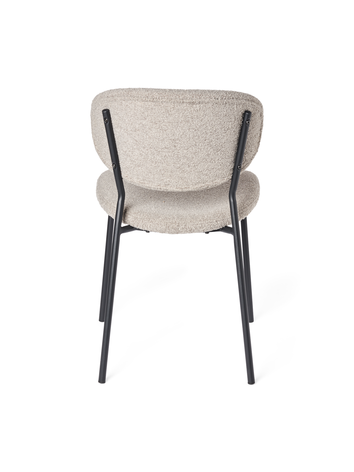 Chairs with bouclé fabric 2-pack 56 x 47.5 x 80.5 cm. 2 pcs.