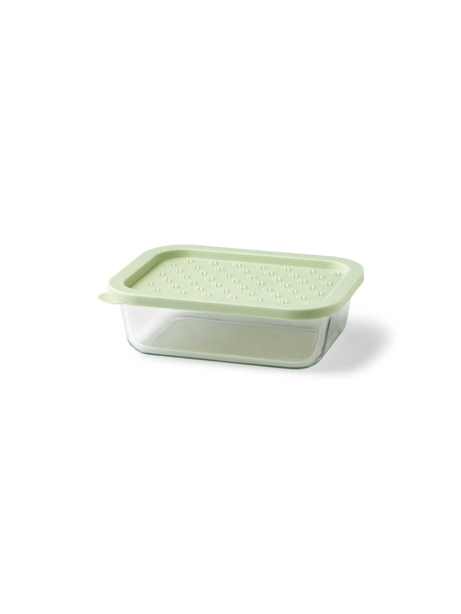 Decorative container Glass/polypropylene. 1040 ml.