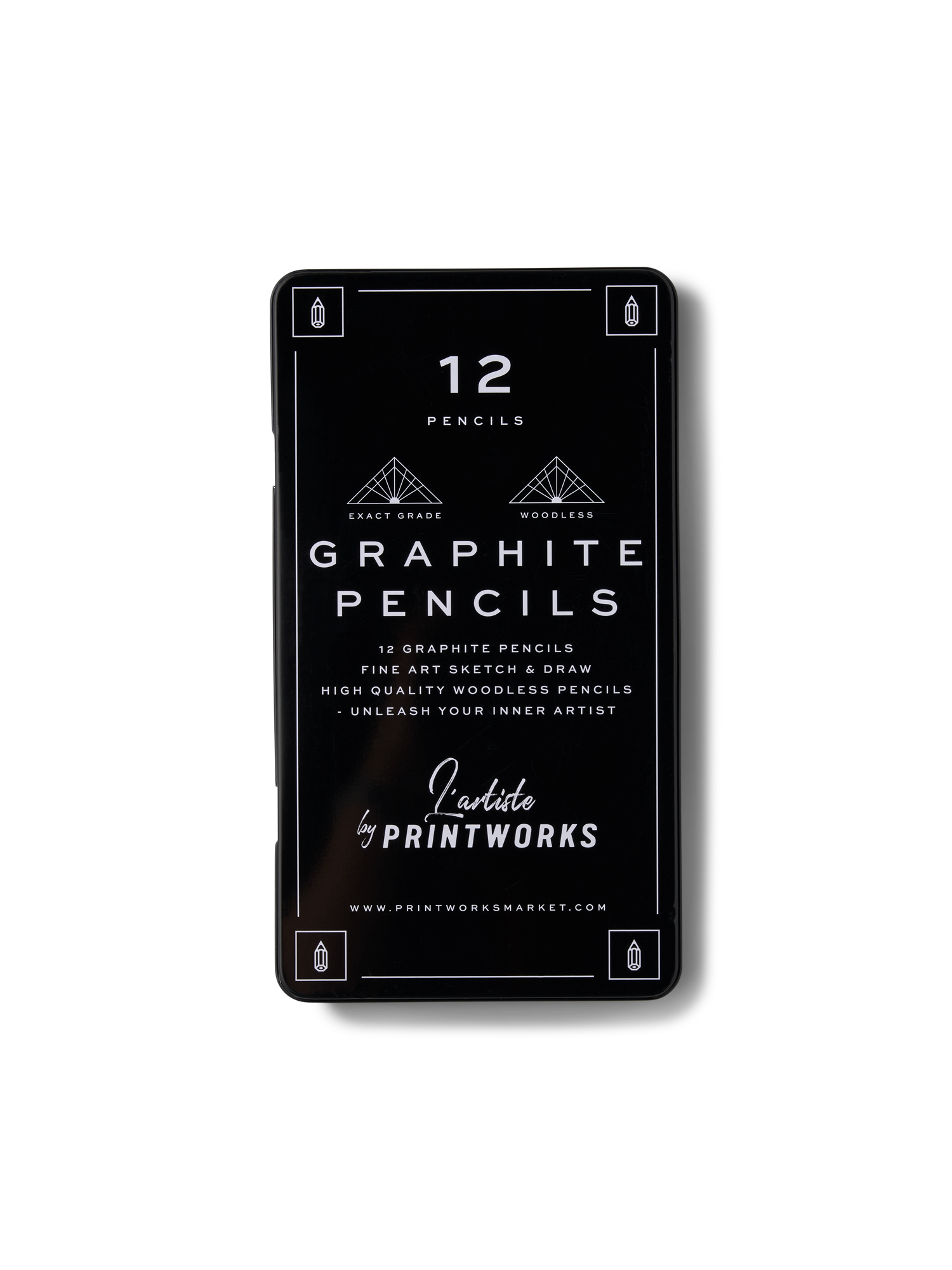 Colouring pencils Graphite Linden wood. 12 pcs.