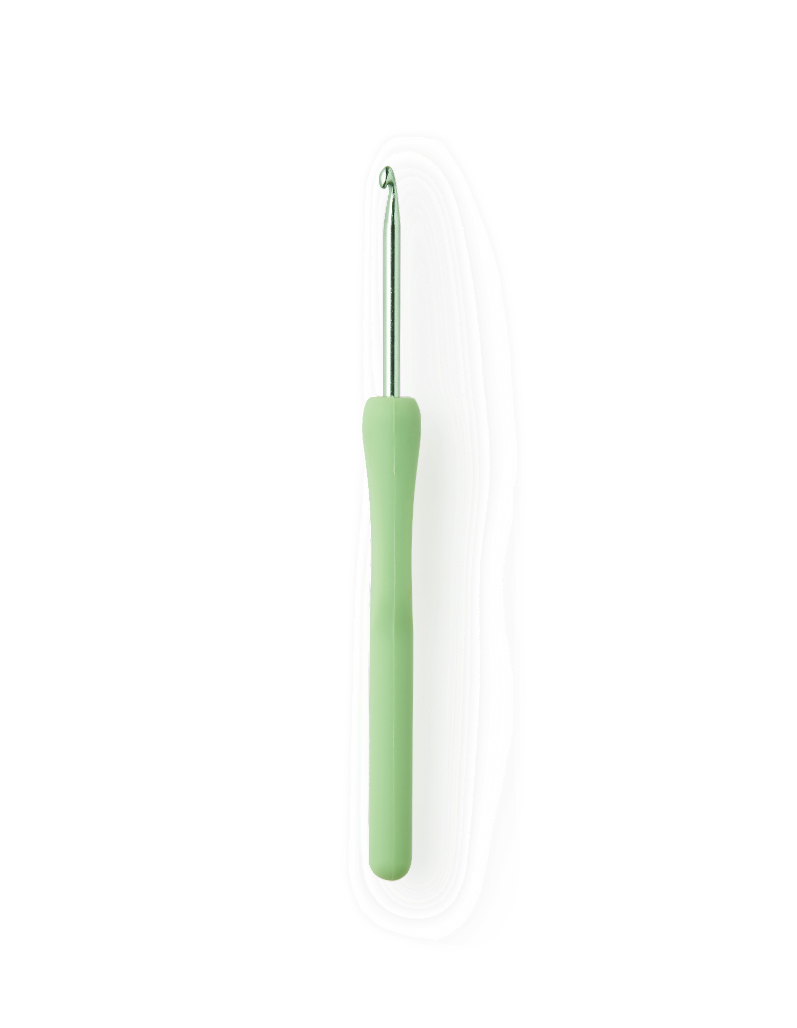 Crochet hook Iron/rubber. 3.5 mm.