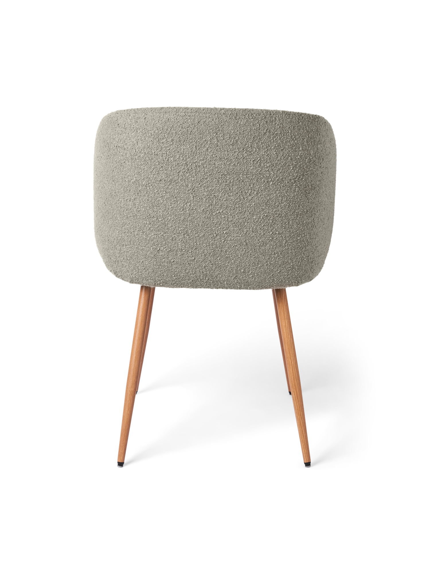 Chair with bouclé fabric 81 x 56.5 x 54 cm.