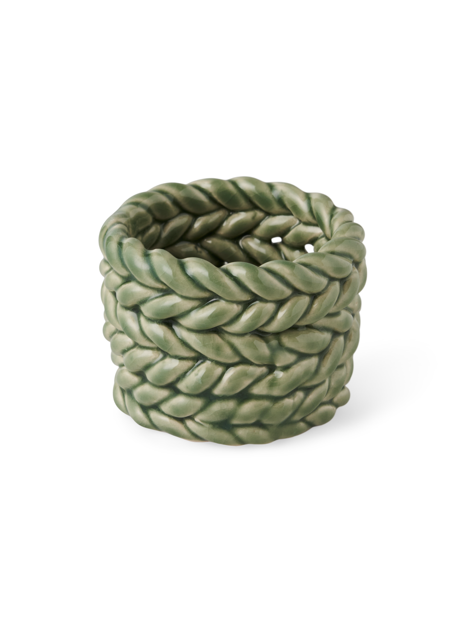 Tealight holder Stoneware. Ø6.8 x 4.5 cm.