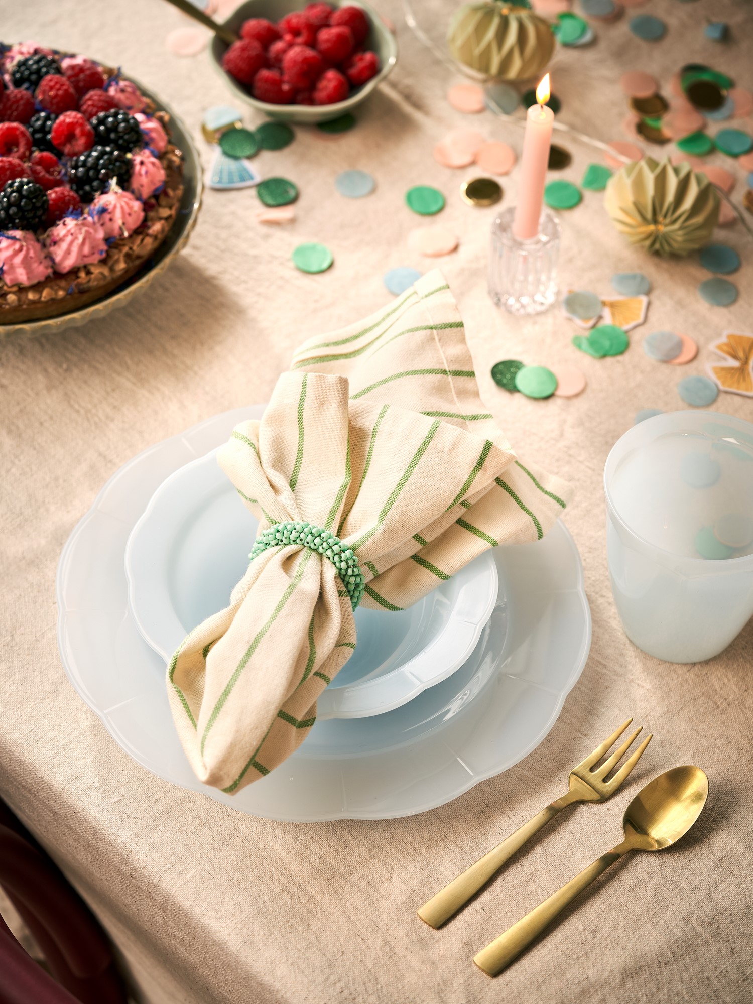 Reusable plastic plates 4-pack Ø24. 4 pcs.