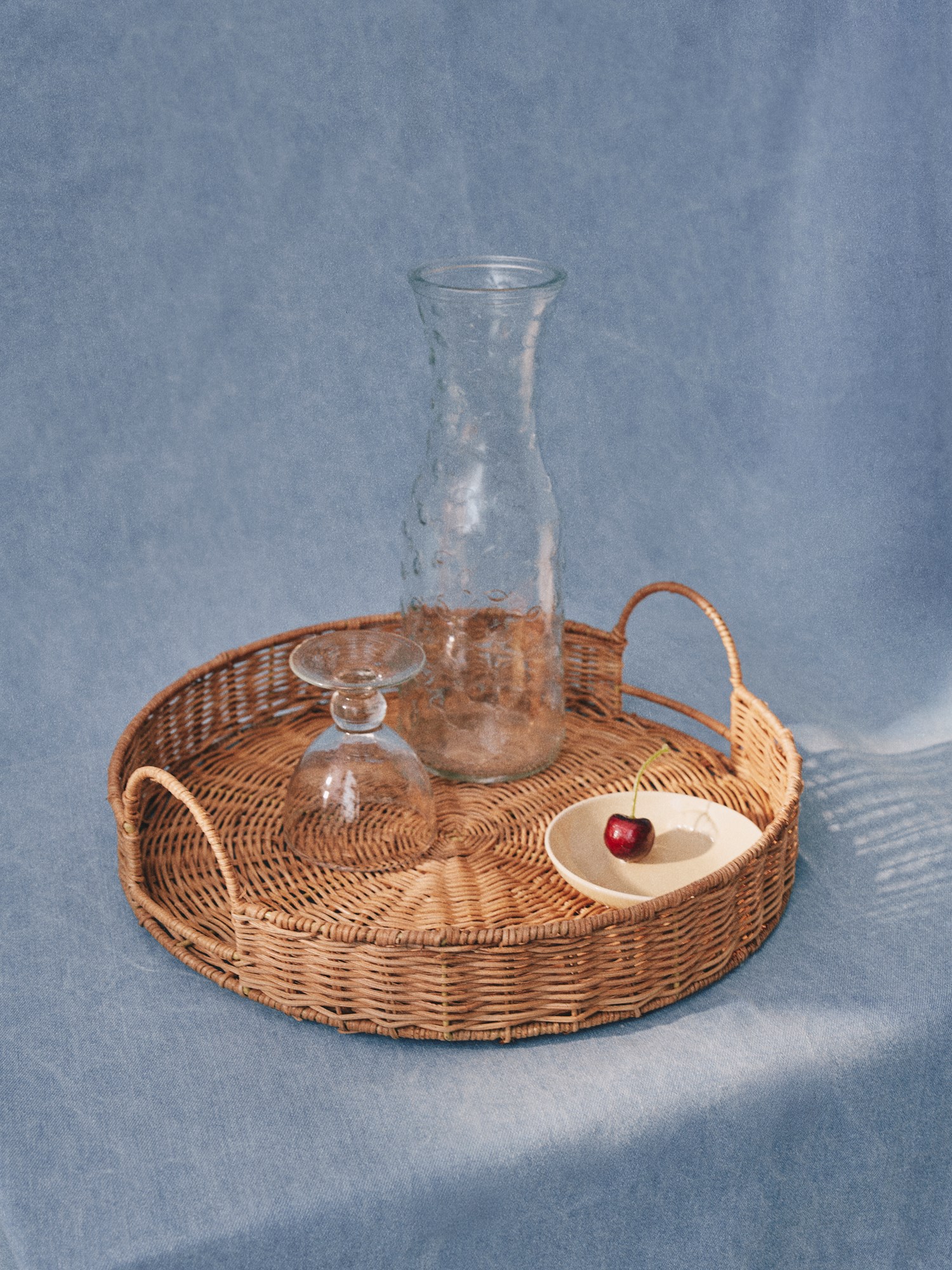 Tray Rattan. Ø35 x 10 cm.