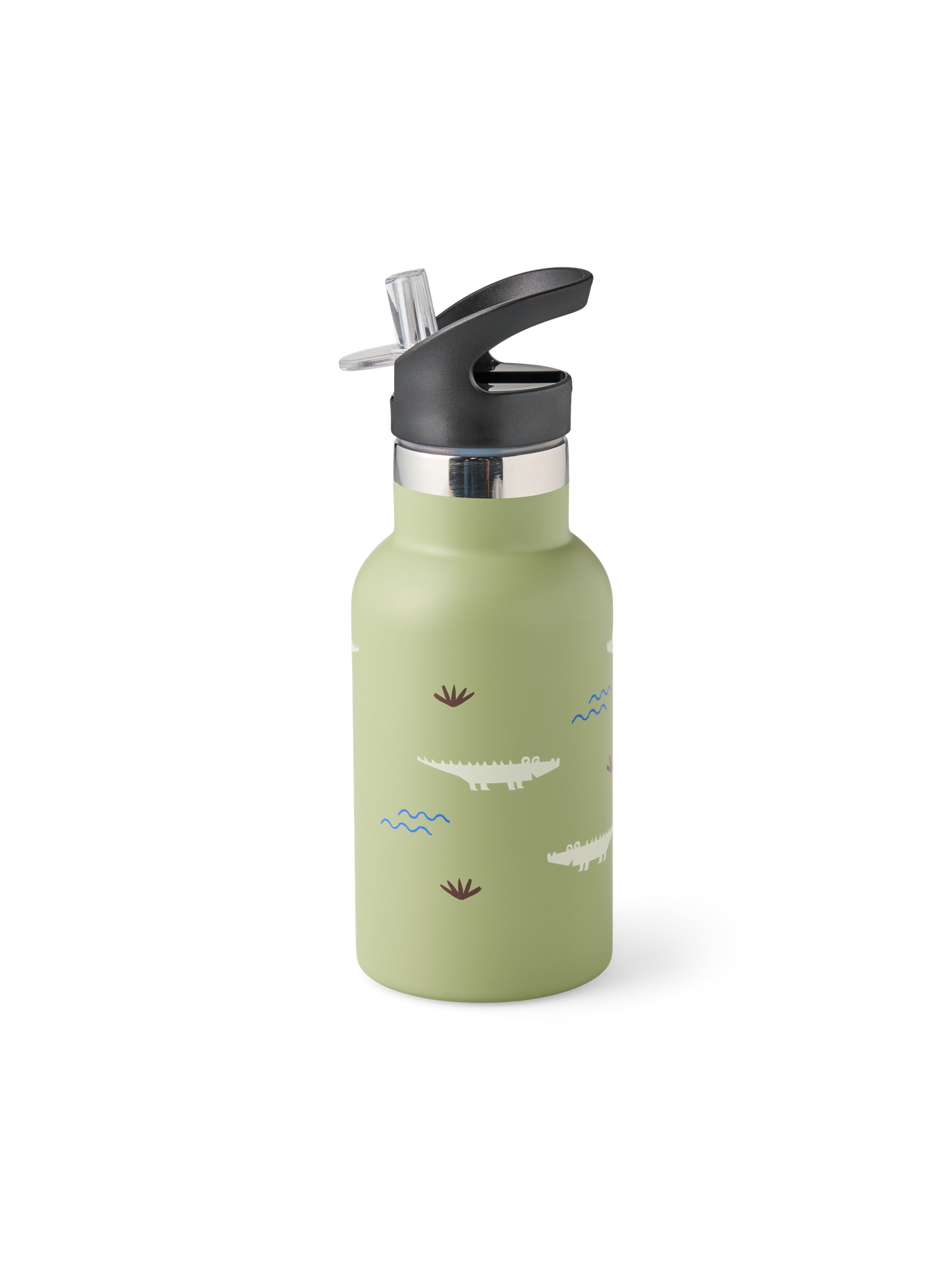 Insulated flask 350 ml Stainless steel. 23 x 10 x 8 cm.