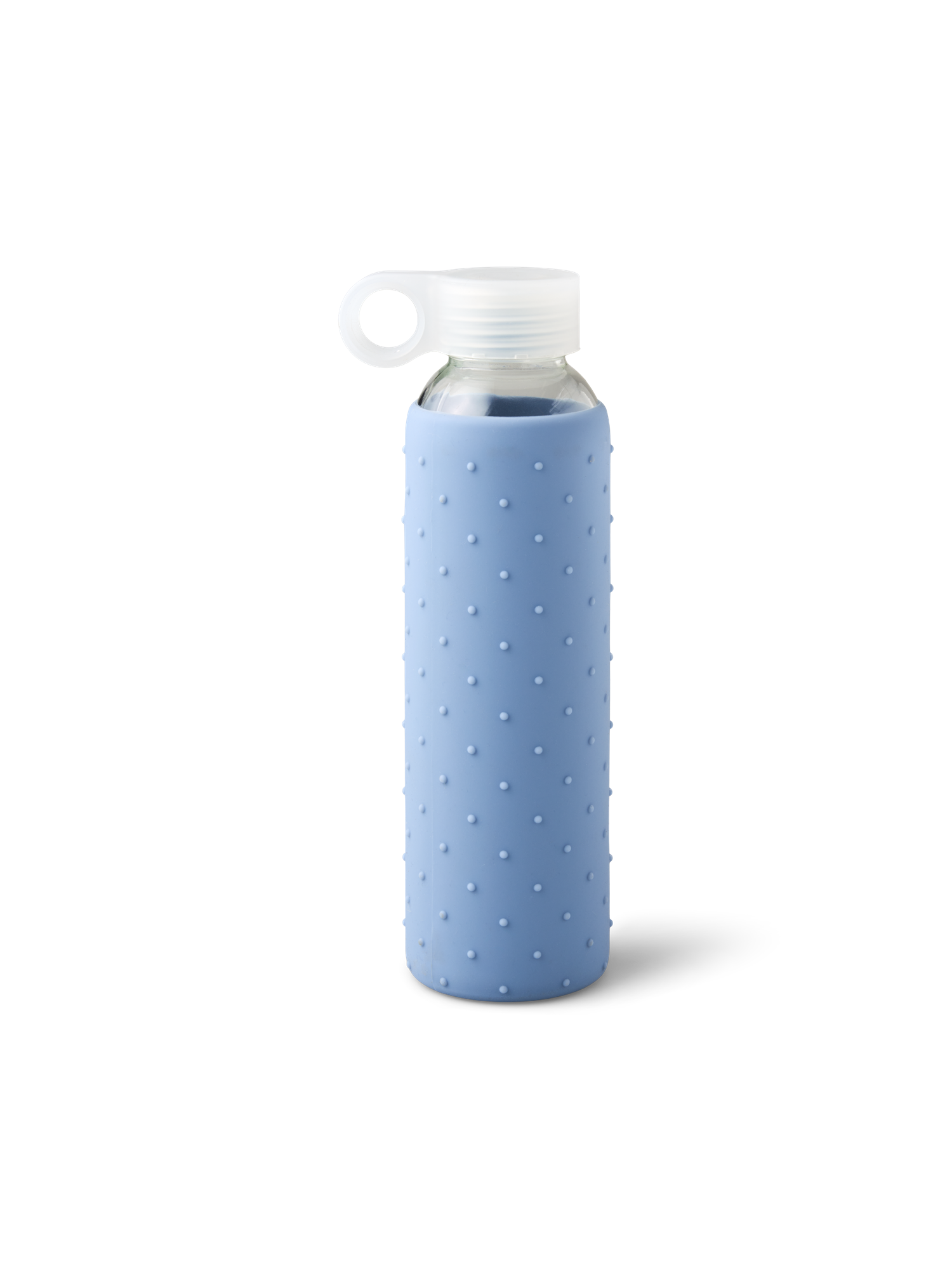 Drinking bottle Glass/silicone. 500 ml.