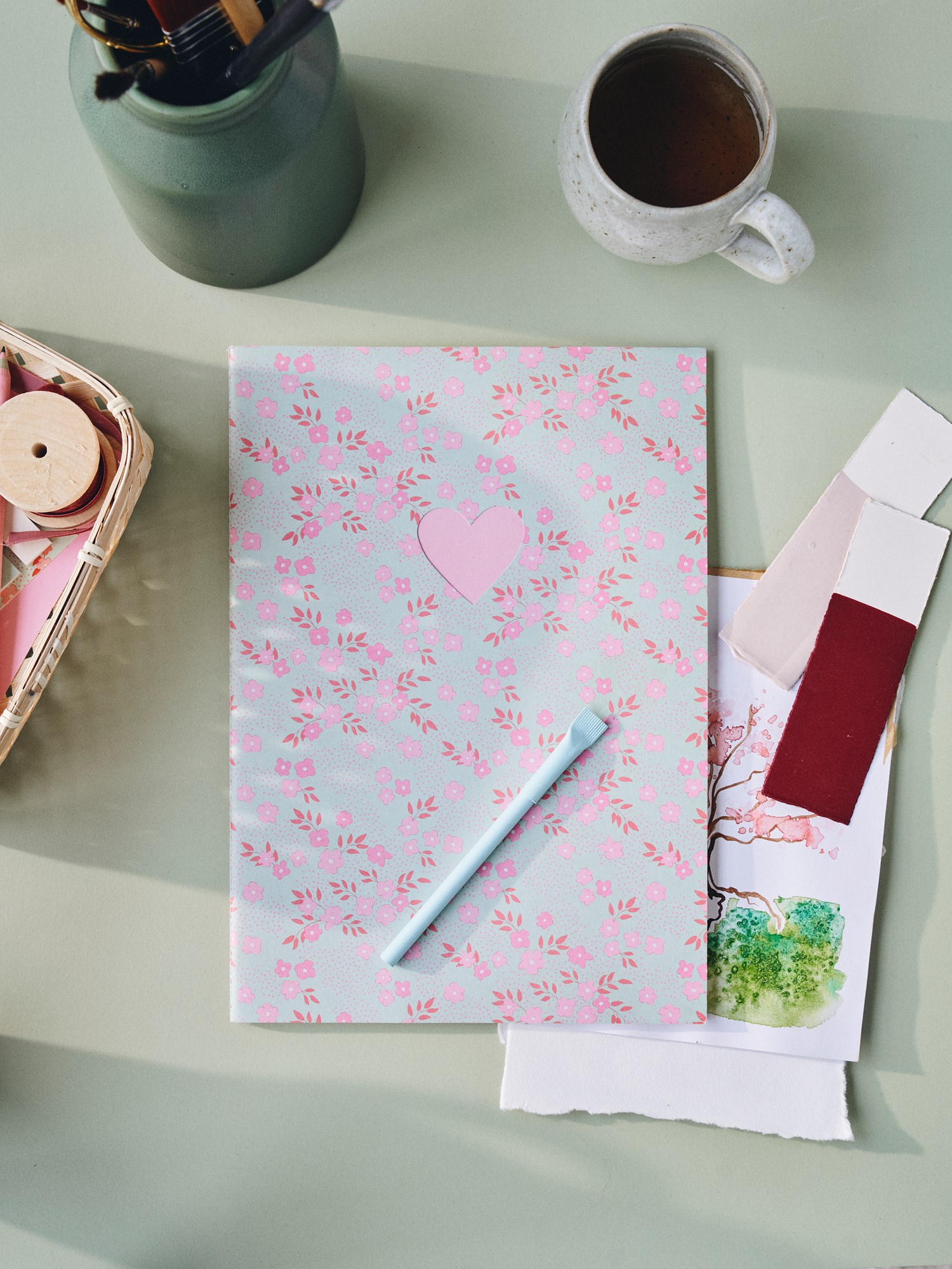 Lined notebook A4 Paper. A4. 80 pages.