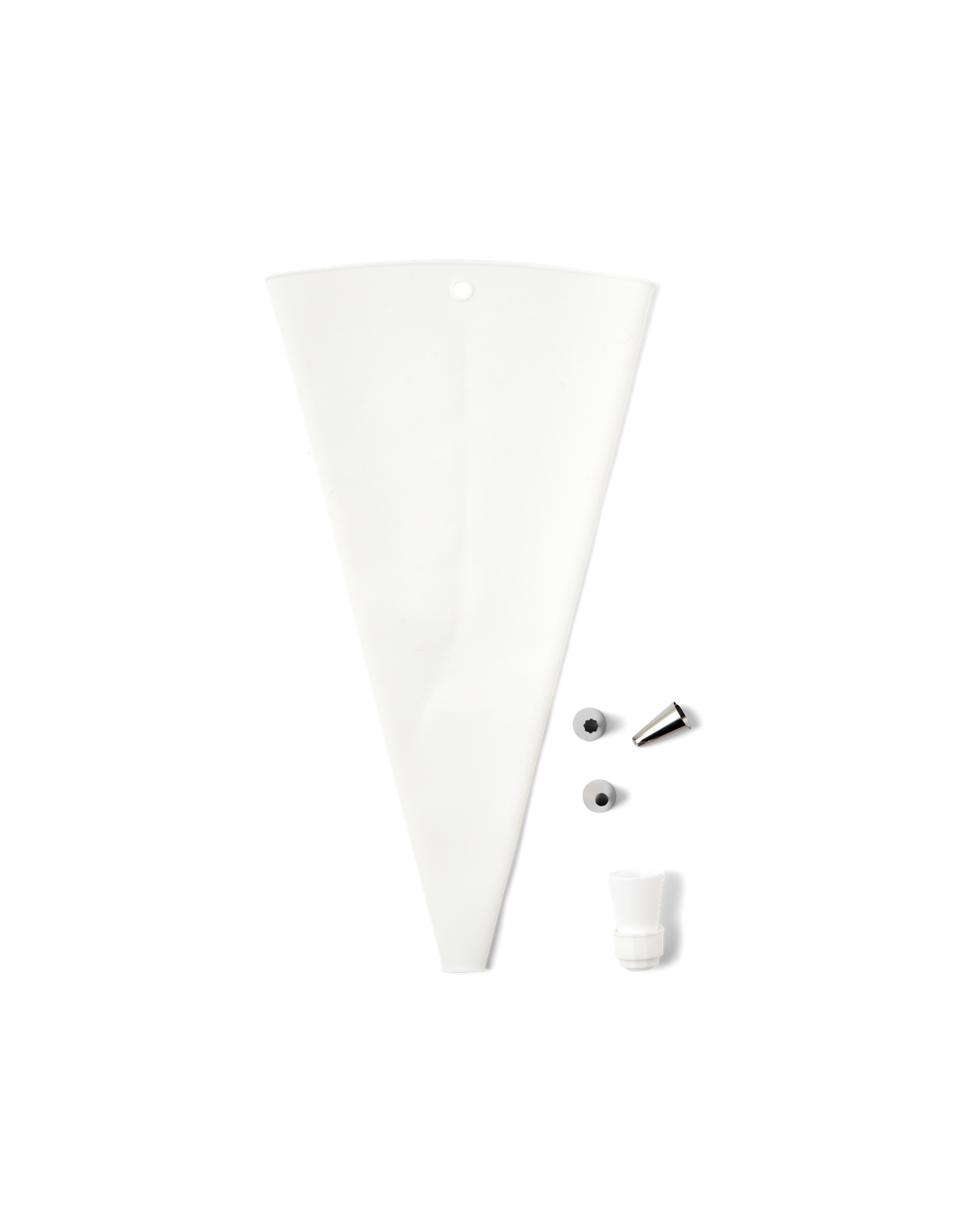 Piping bag Silicone. 3 nozzles.