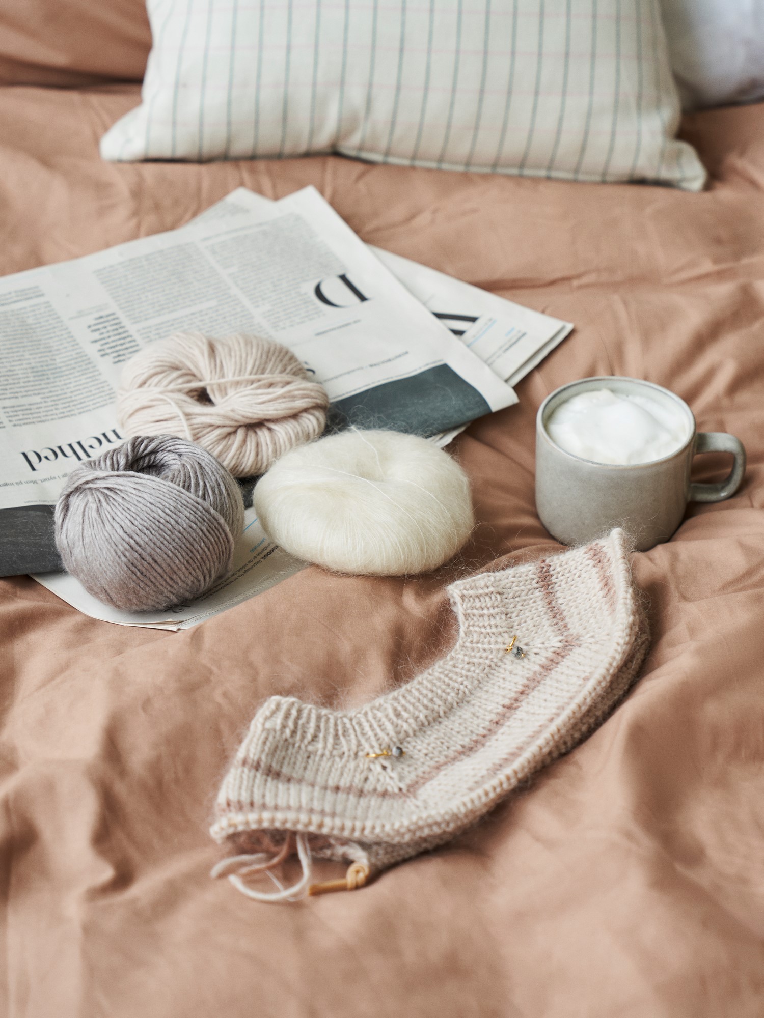 Mohair nylon yarn Mohair/nylon. 25 g.