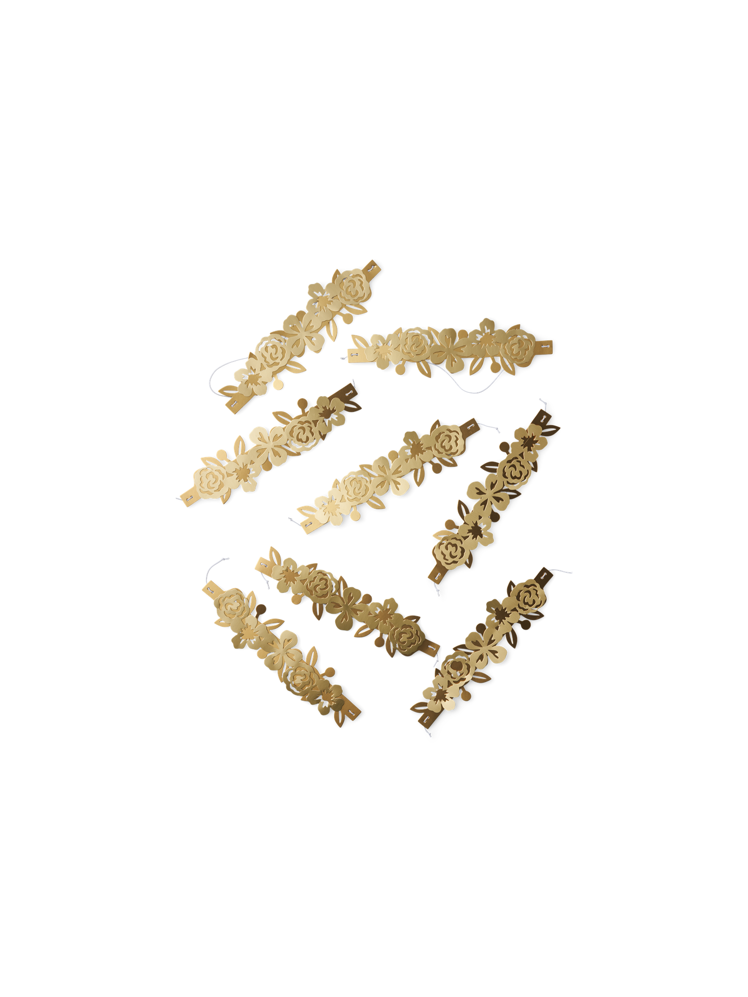 Flower crowns 8-pack Paper. 8 pcs.