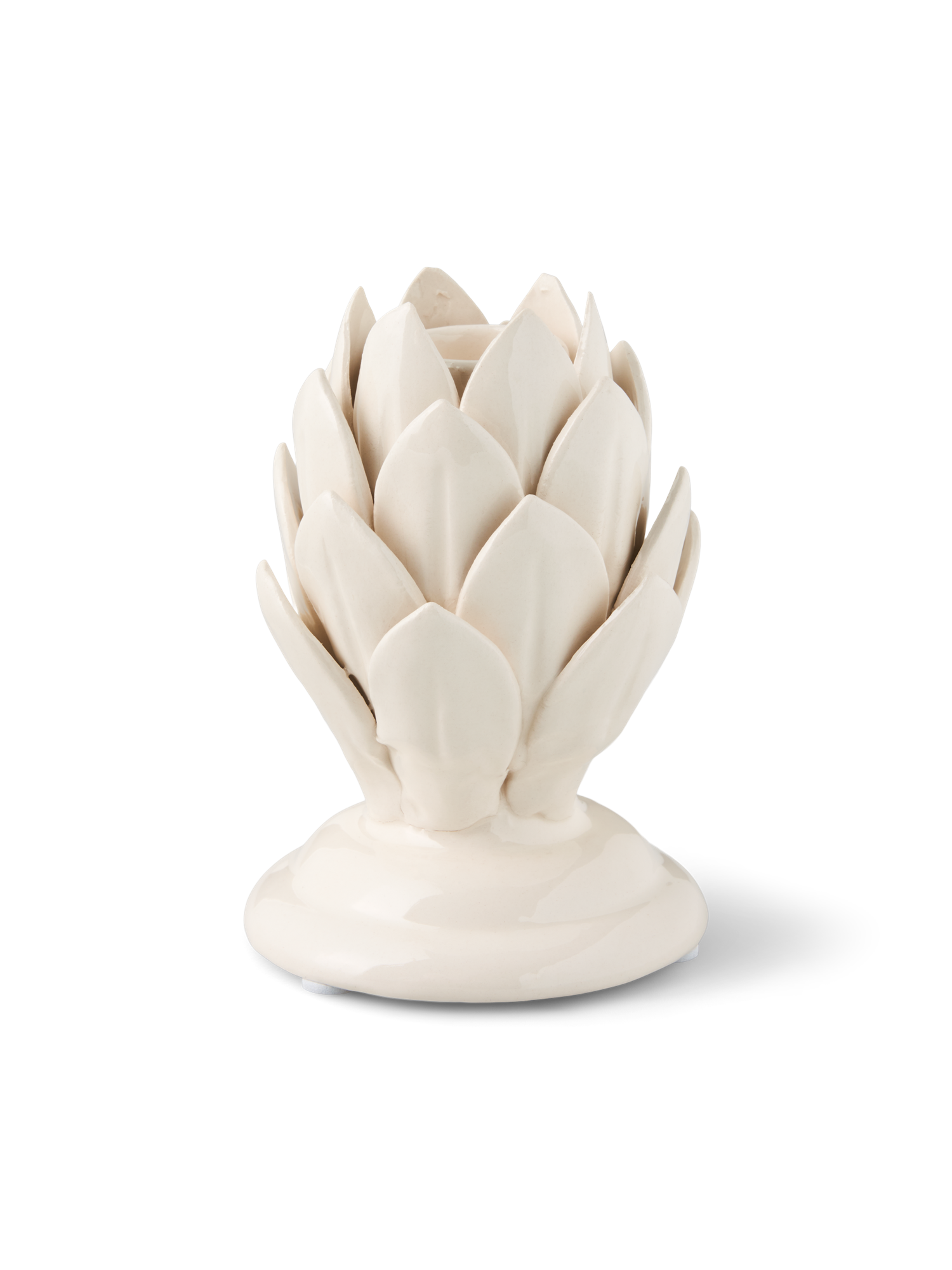 Candleholder Stoneware. Ø7.2 x 9.3 cm.