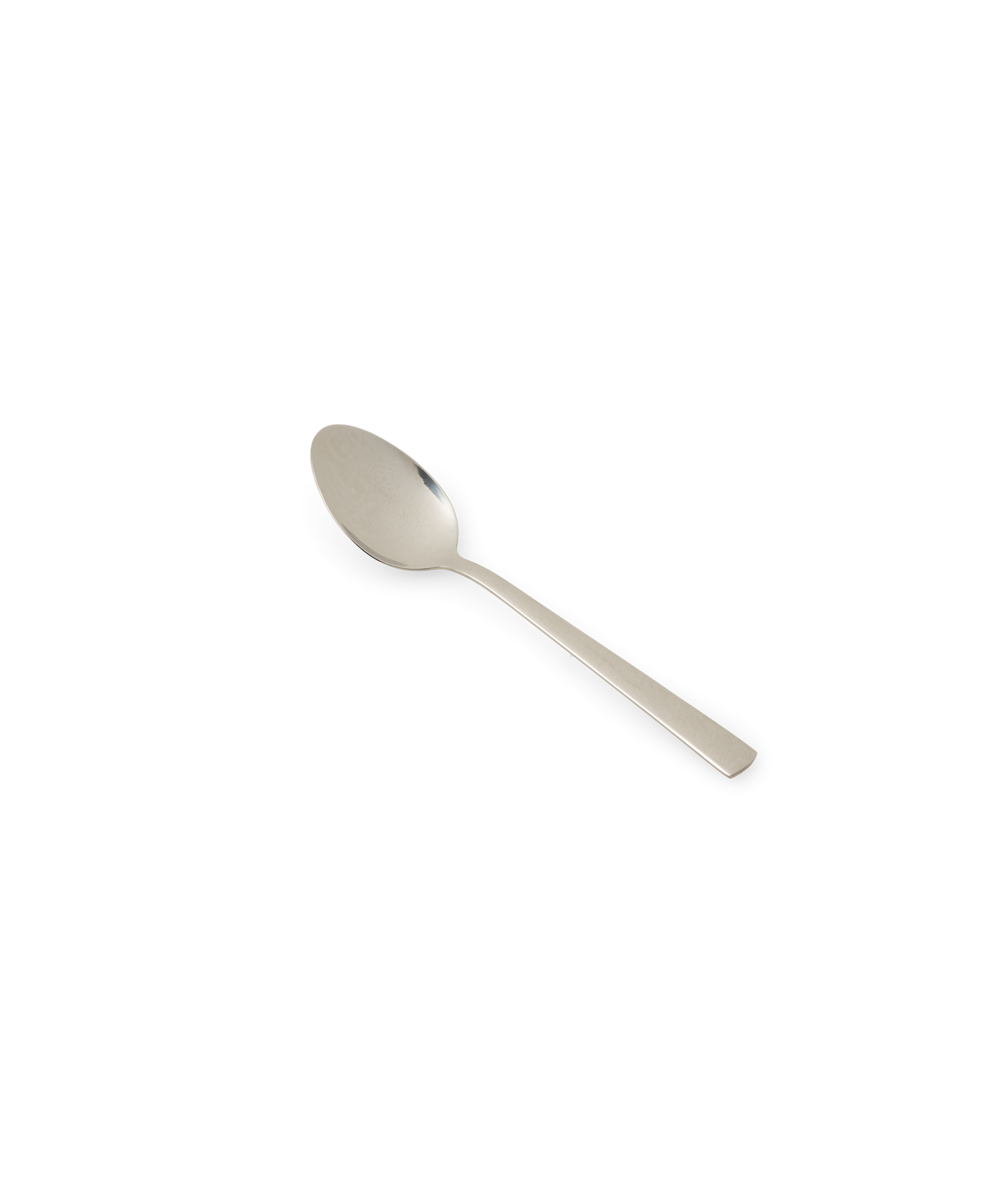 Teaspoon with shiny finish Stainless steel. 13.1 cm.