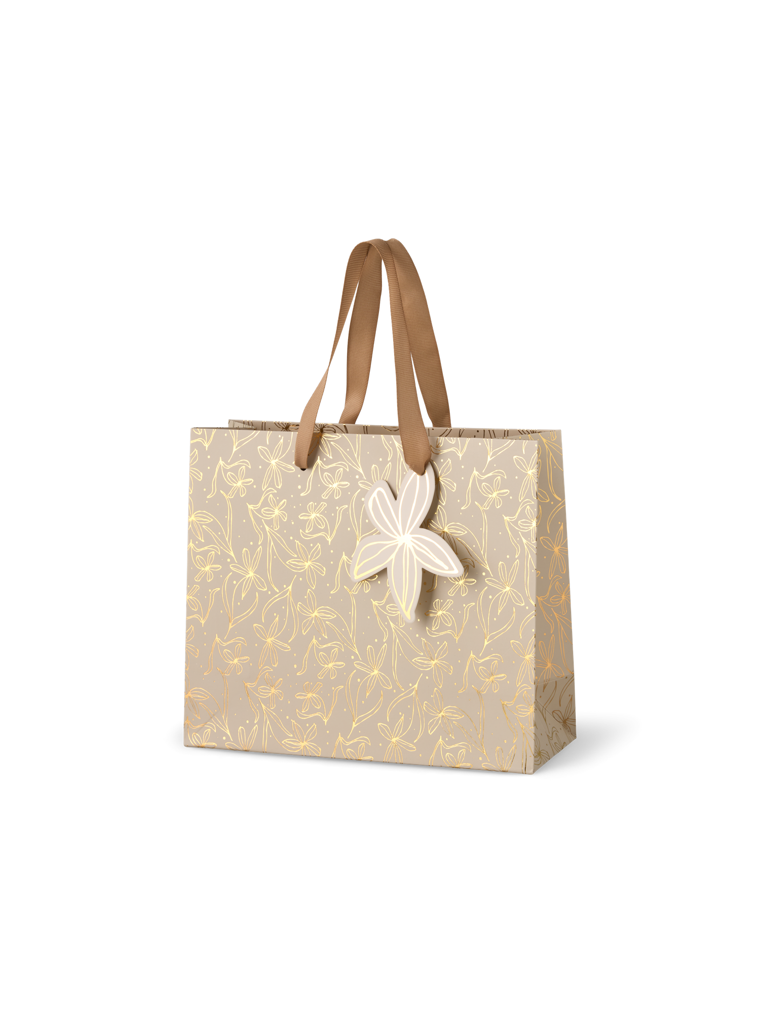 Gift bag Paper. 21 x 18 x 8 cm.