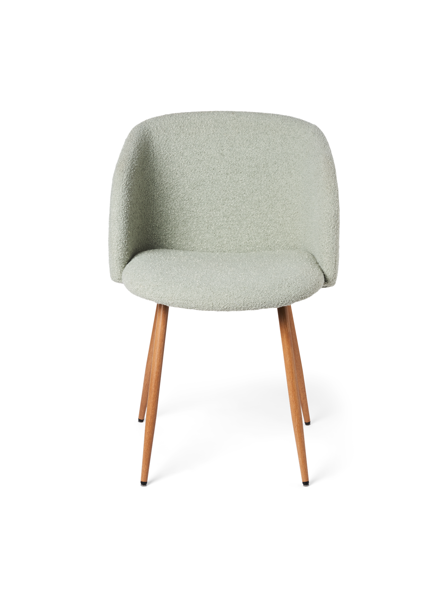 Chair with bouclé fabric 81 x 56.5 x 54 cm.