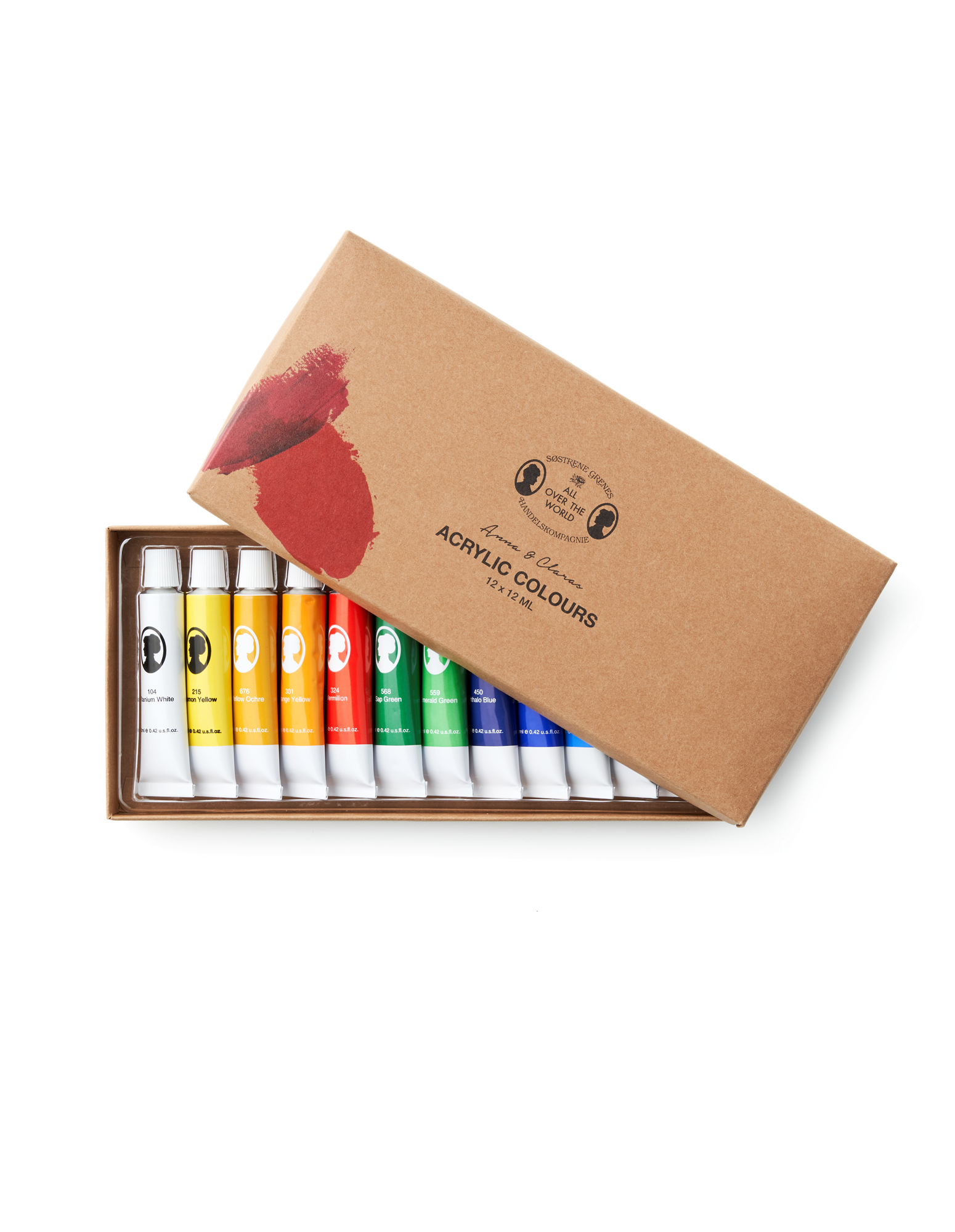 Acrylic Paint 12 ml. 12 pcs.