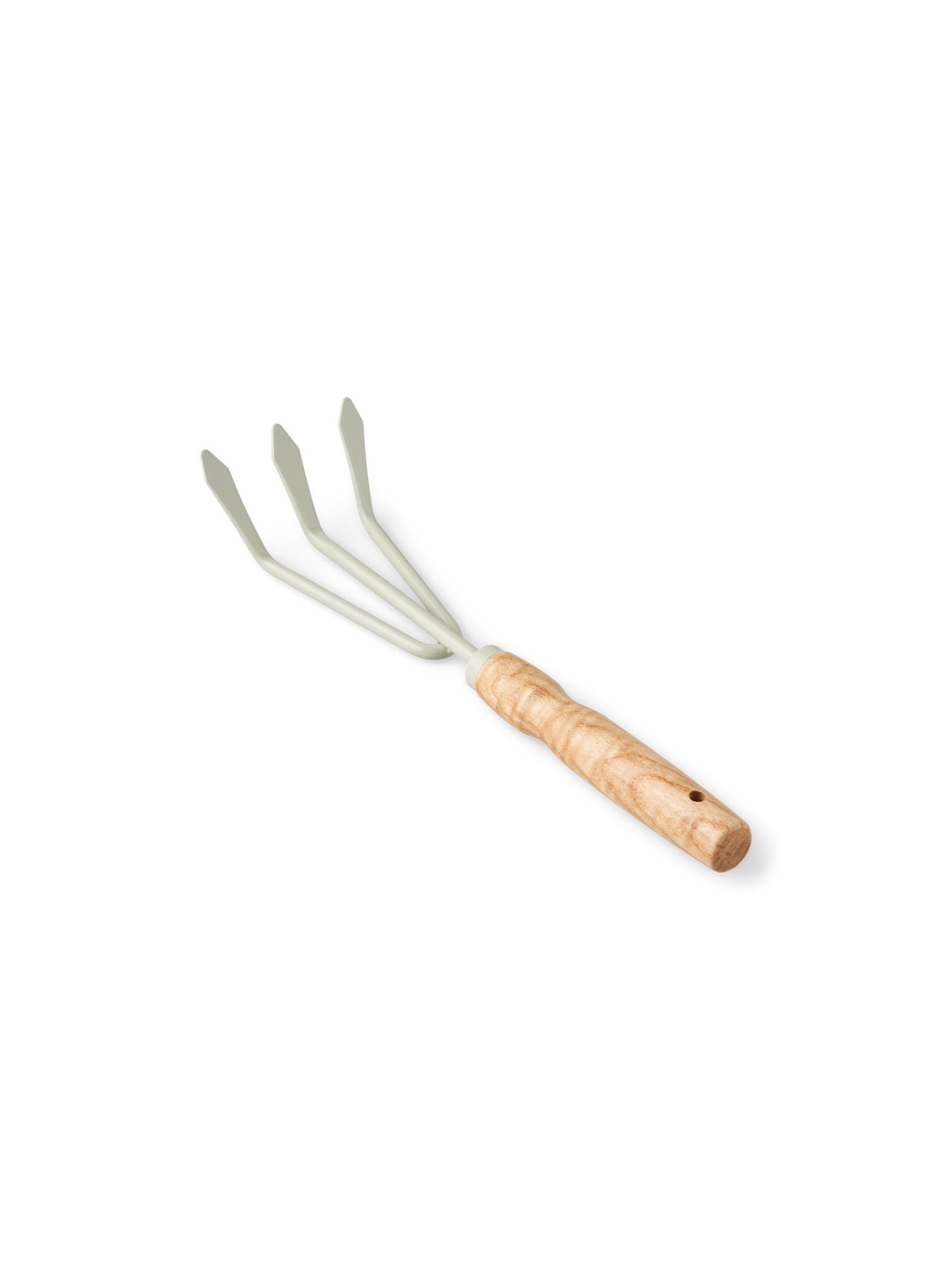 Garden cultivator Pinewood/iron. 29 x 8.4 cm.