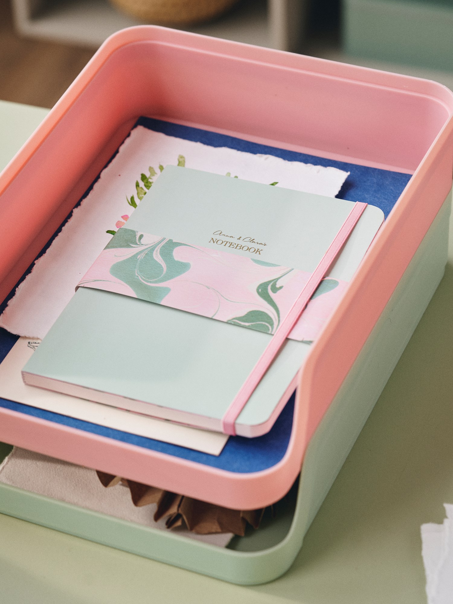 Lined notebook A5 Paper. A5. 96 pages.