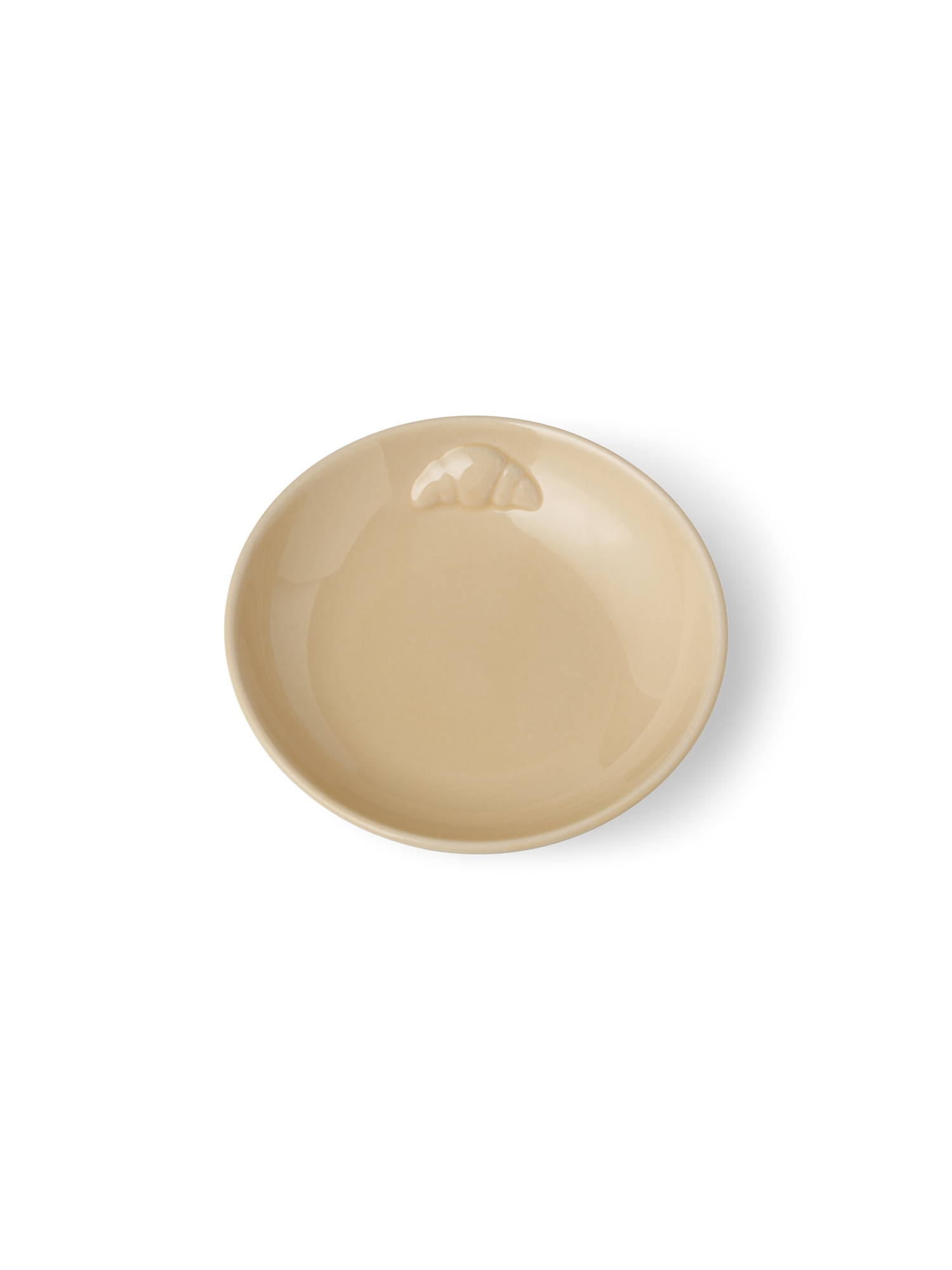 Bowl with croissant detail Stoneware. Ø11 cm.