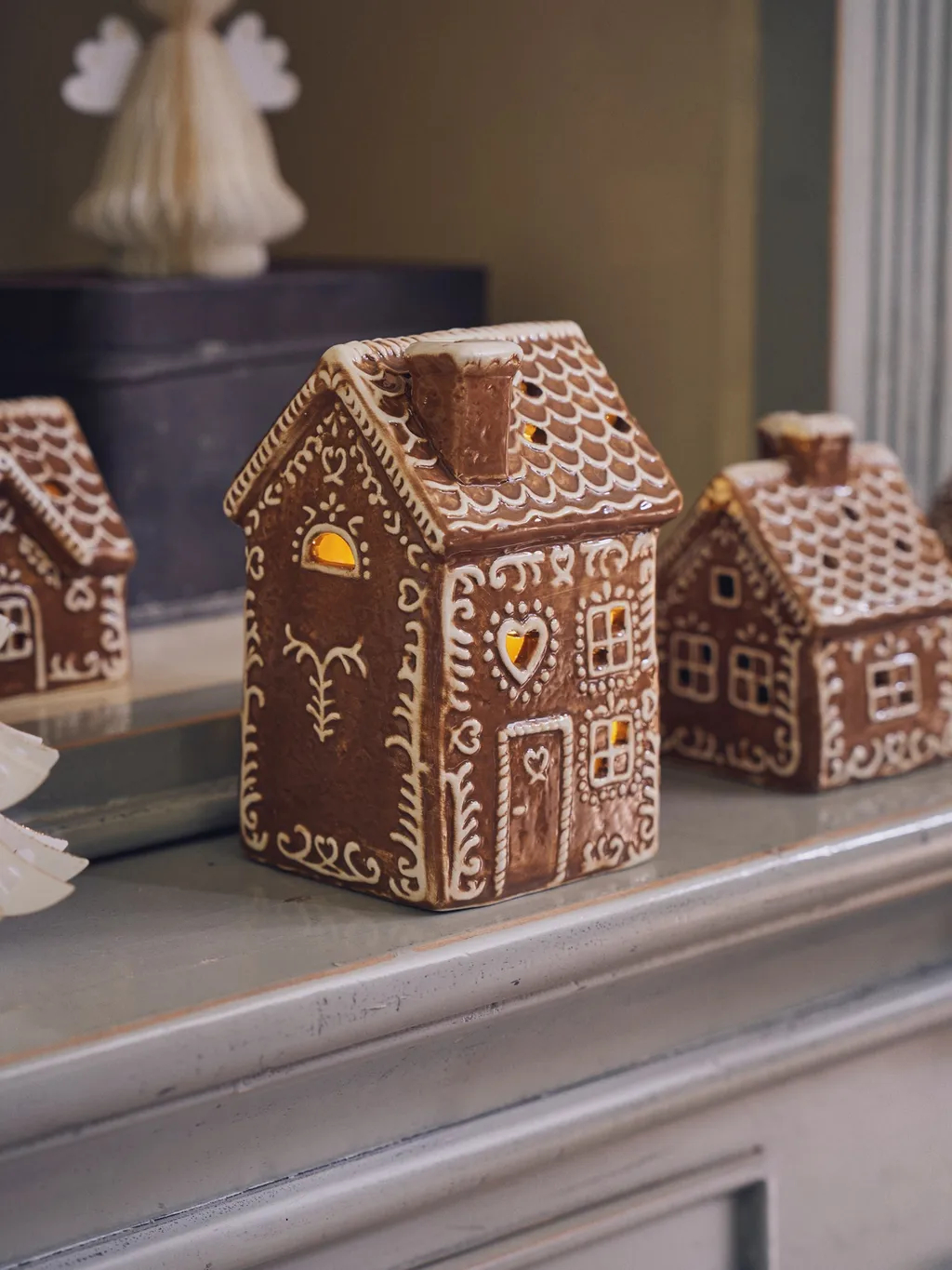 Maison en pain d'épices LED
