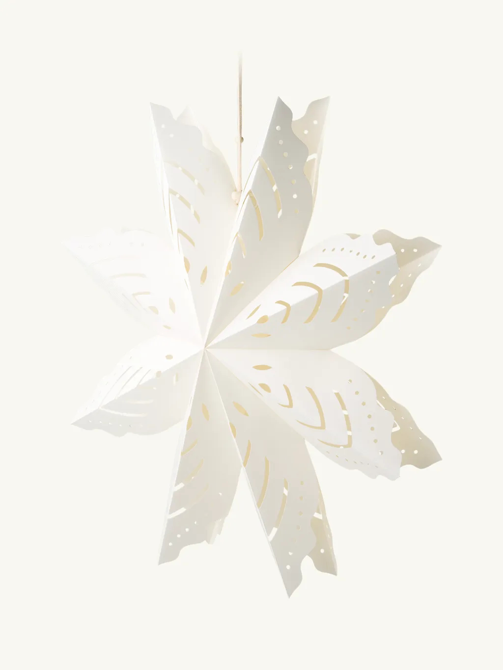 Étoile en papier LED