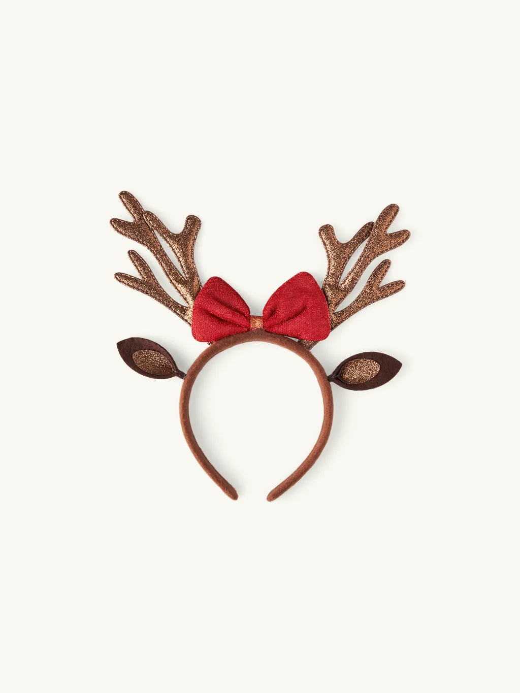 Serre-tête de Noël avec bois et nœud