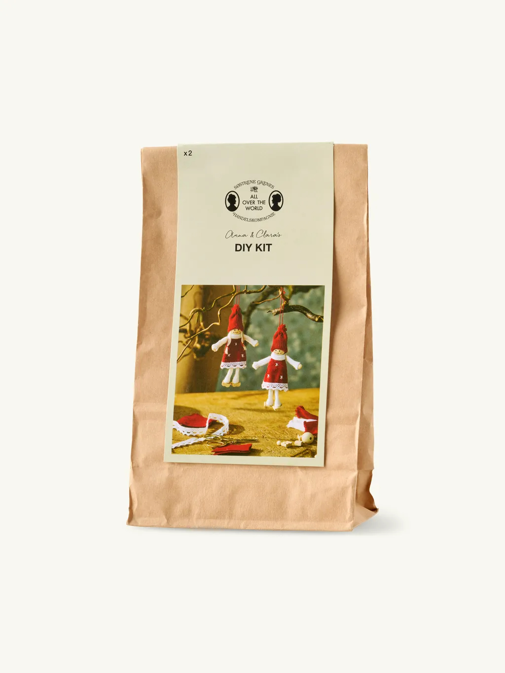 Kit de loisirs créatifs avec lutins de Noël