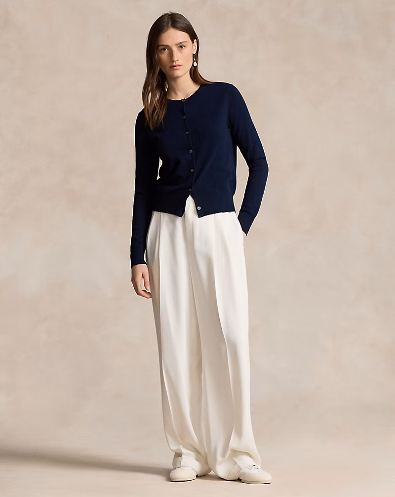 Ralph Lauren Cashmere Crewneck Cardigan