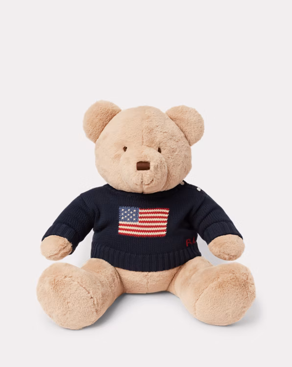 Large Flag-Jumper Polo Bear